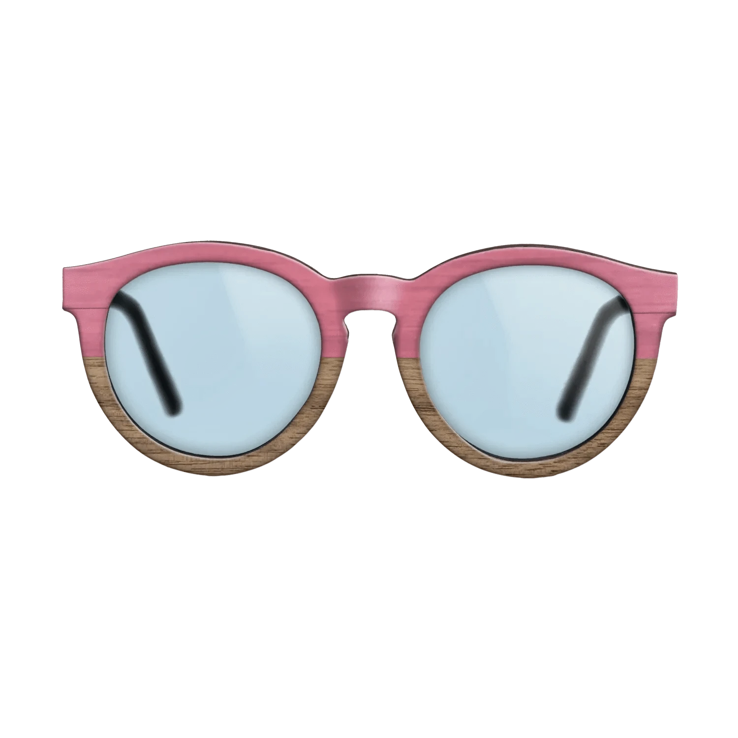 Pink Poplar Tophalf Walnut - The Rebel - Round - 2139  - Chroma - SIRIS wood optic