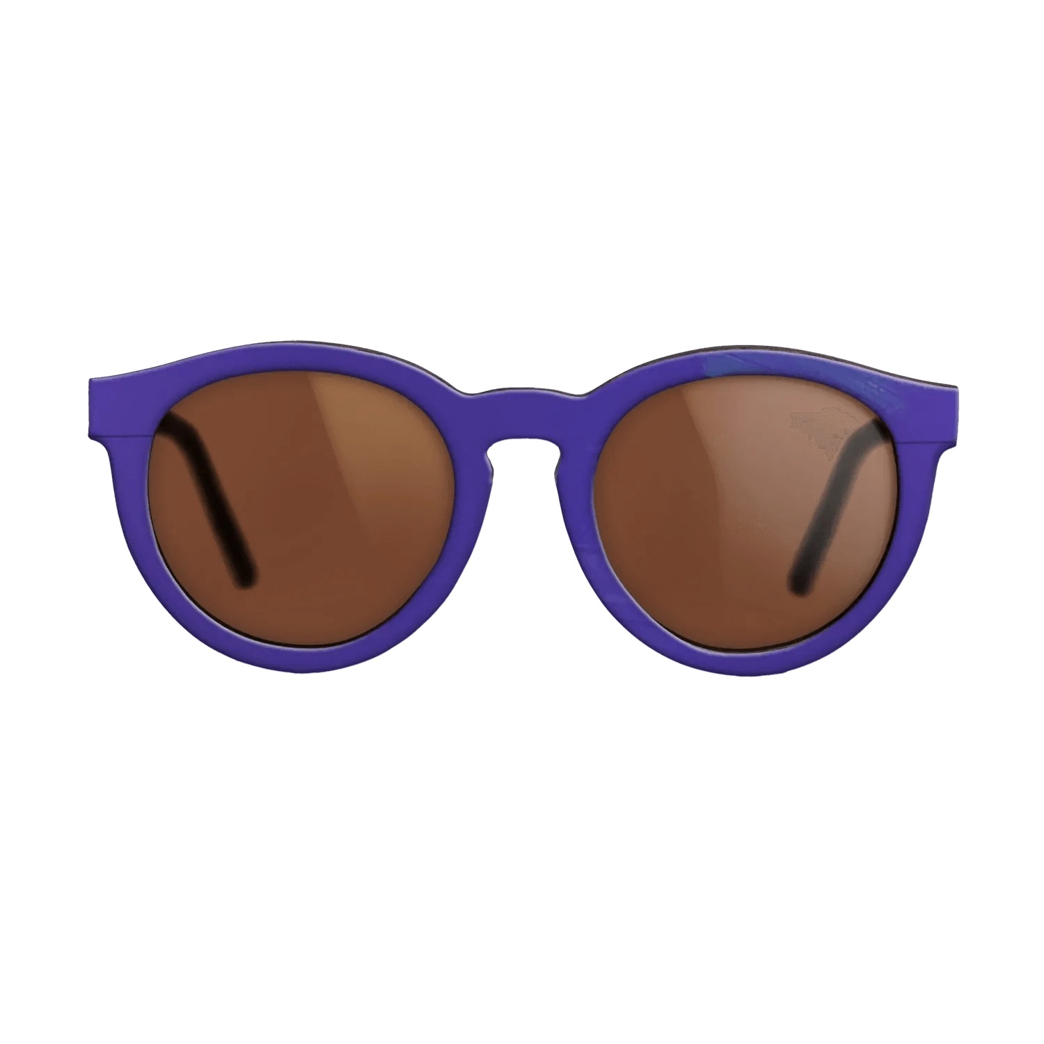 Purple Vinyl Front Walnut - The Rebel - Round - 2201 - SIRIS wood optic