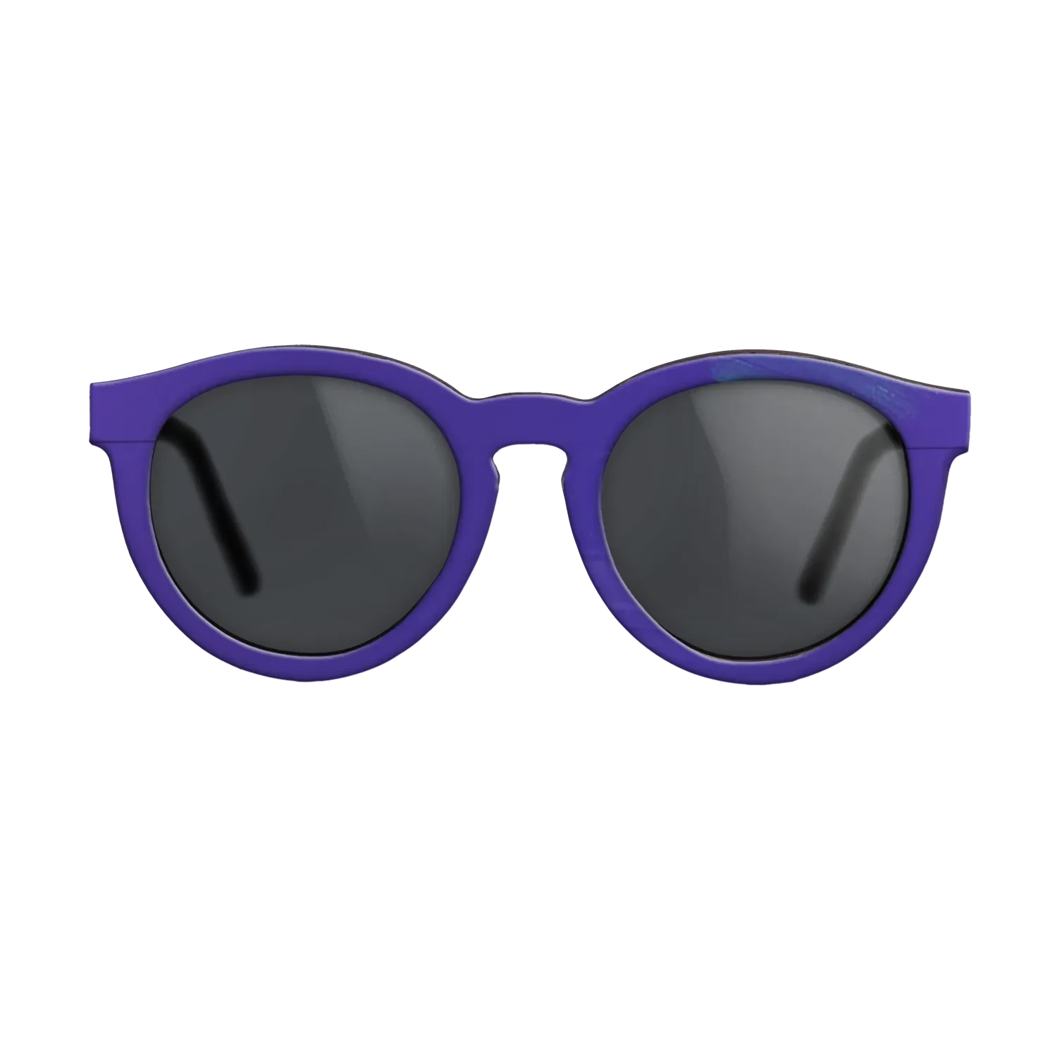 Purple Vinyl Front Walnut - The Rebel - Round - 2201 - SIRIS wood optic