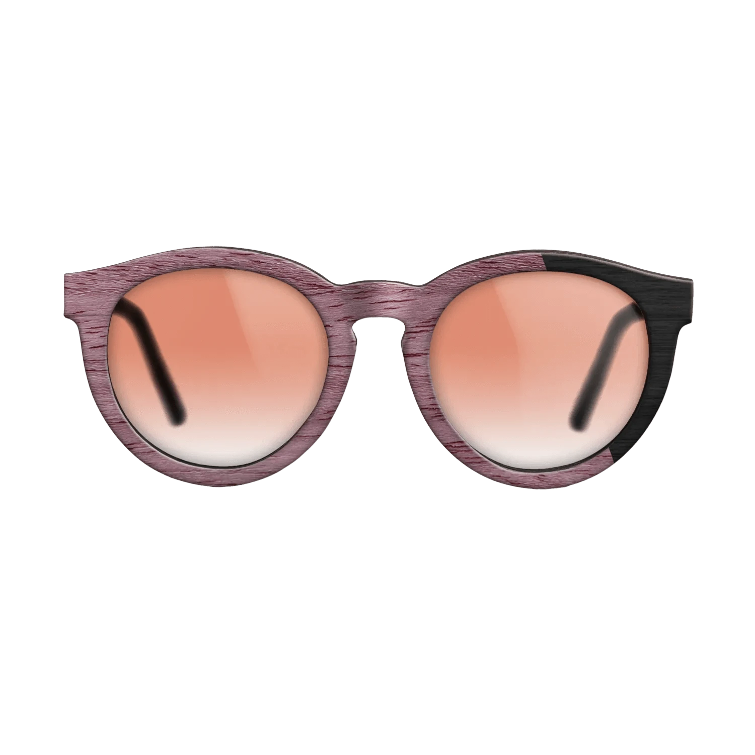 Purple Poplar Angle BlackWalnut - The Rebel - Round - 2093  - Chroma - SIRIS wood optic