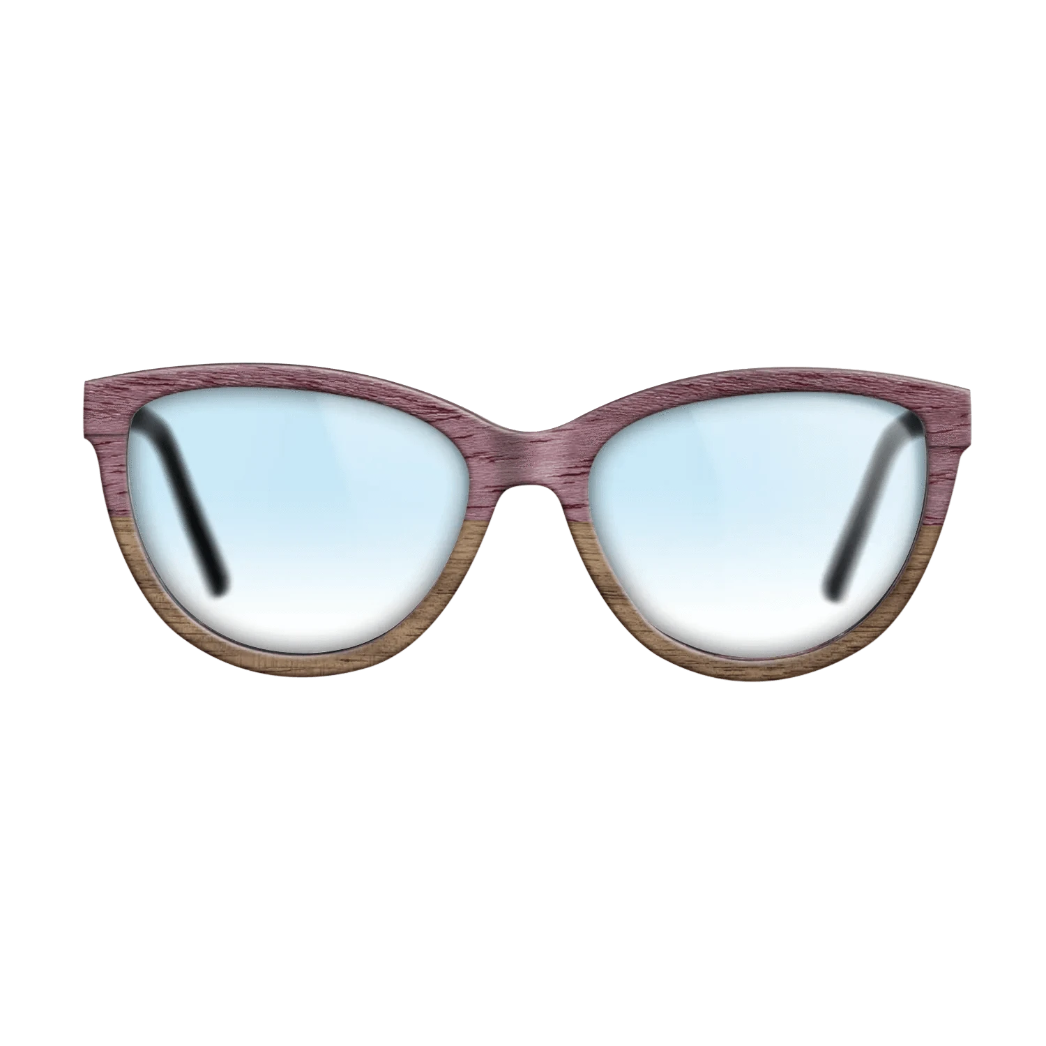 Purple Poplar Tophalf Walnut Straightgrain - The Maiden - Cat - 2096  - Chroma - SIRIS wood optic