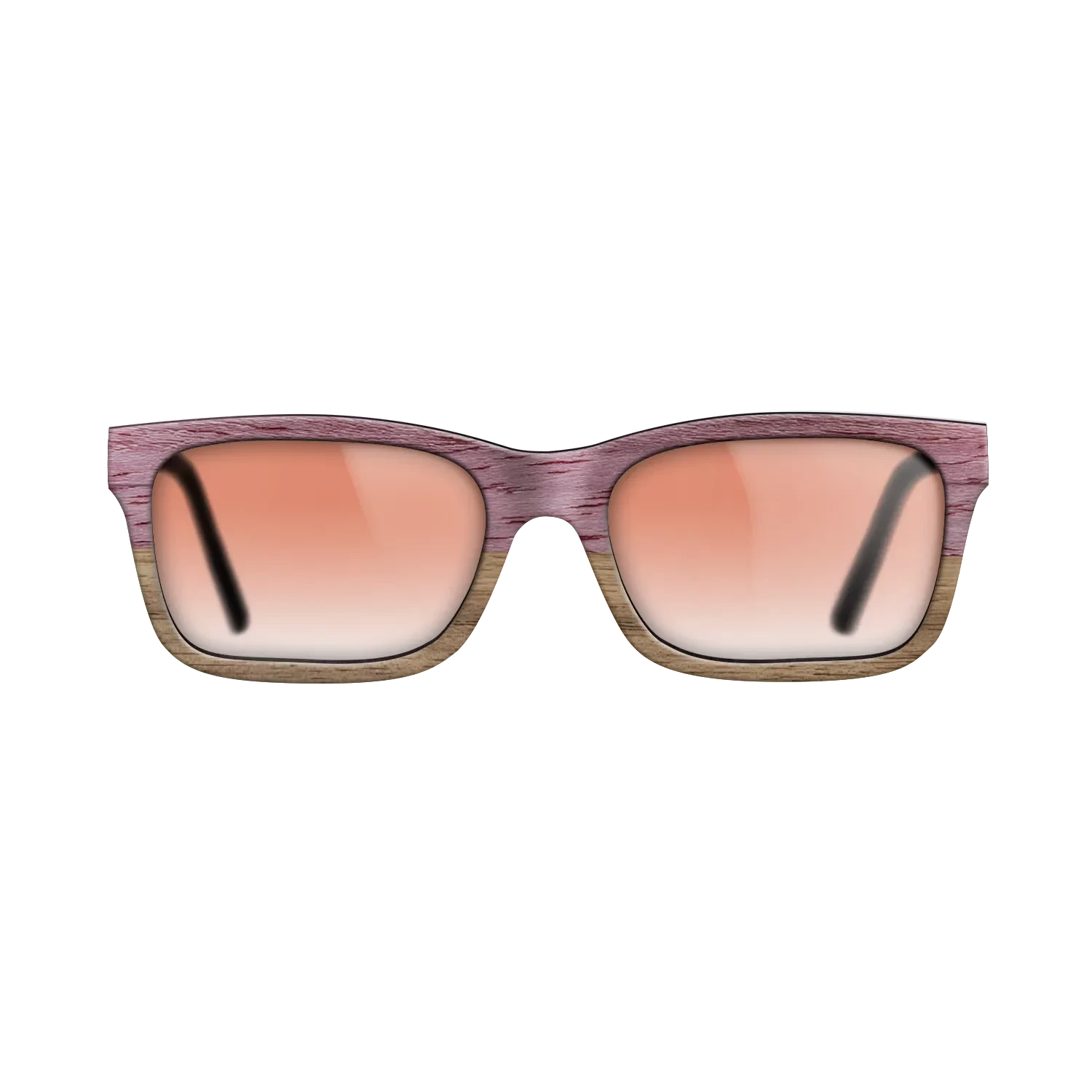 Purple Poplar Tophalf Walnut Straightgrain - The Sage - Rectangle - 2096  - Chroma - SIRIS wood optic