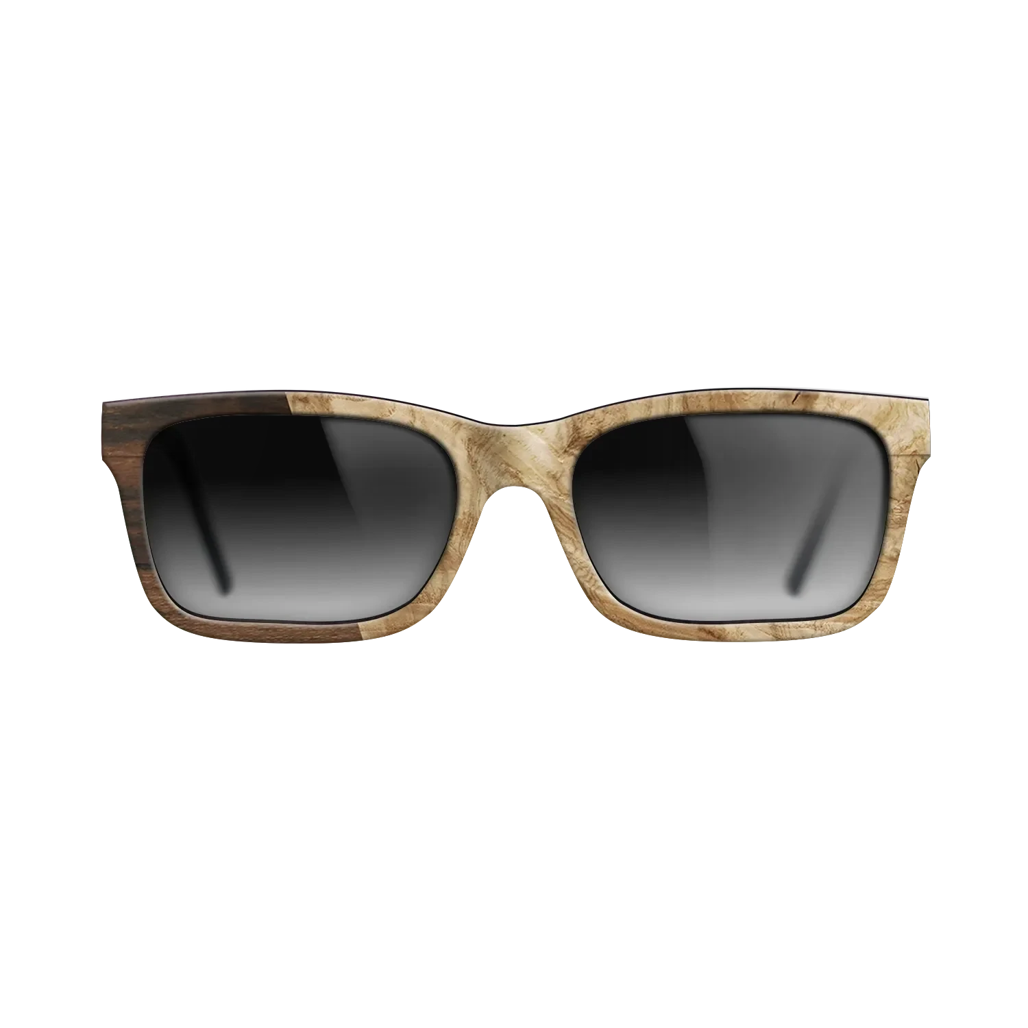 Santos Rosewood Dark,Ziricote Dark Quartered,Olive Burl,Walnut Claro Light: Angle Cut - The Sage - Rectangle - SIRIS wood optic