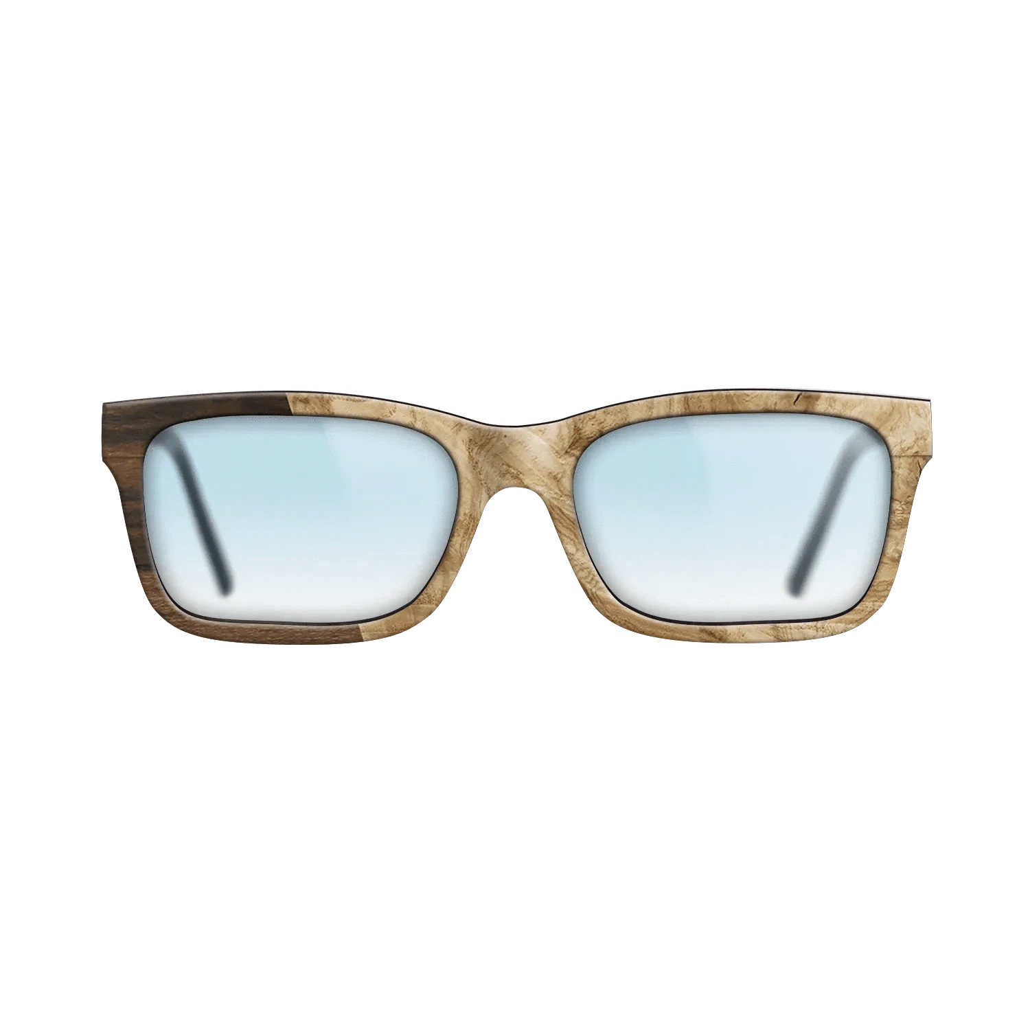 Santos Rosewood Dark,Ziricote Dark Quartered,Olive Burl,Walnut Claro Light: Angle Cut - The Sage - Rectangle - SIRIS wood optic