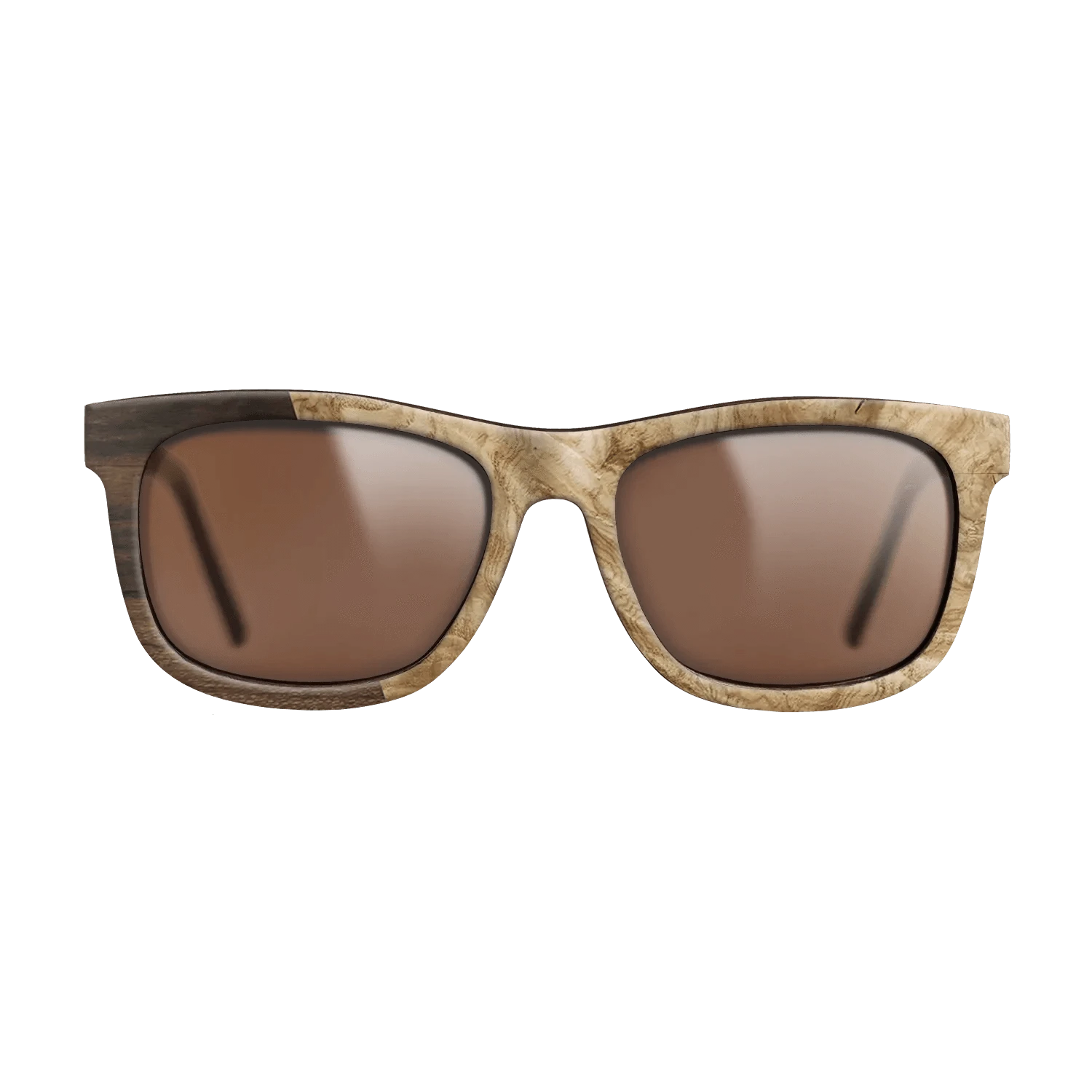 Santos Rosewood Dark,Ziricote Dark Quartered,Olive Burl,Walnut Claro Light: Angle Cut - The Hero - Square - SIRIS wood optic