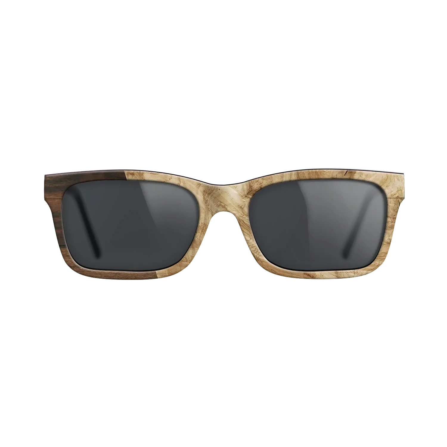 Santos Rosewood Dark,Ziricote Dark Quartered,Olive Burl,Walnut Claro Light: Angle Cut - The Sage - Rectangle - SIRIS wood optic