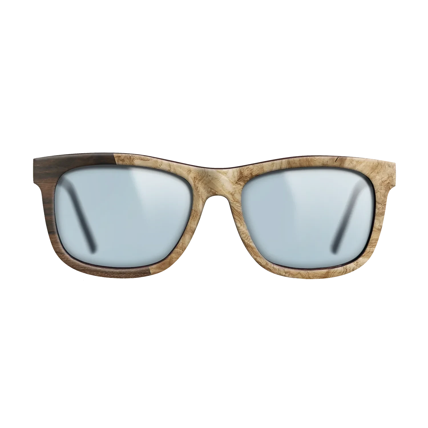 Santos Rosewood Dark,Ziricote Dark Quartered,Olive Burl,Walnut Claro Light: Angle Cut - The Hero - Square - SIRIS wood optic