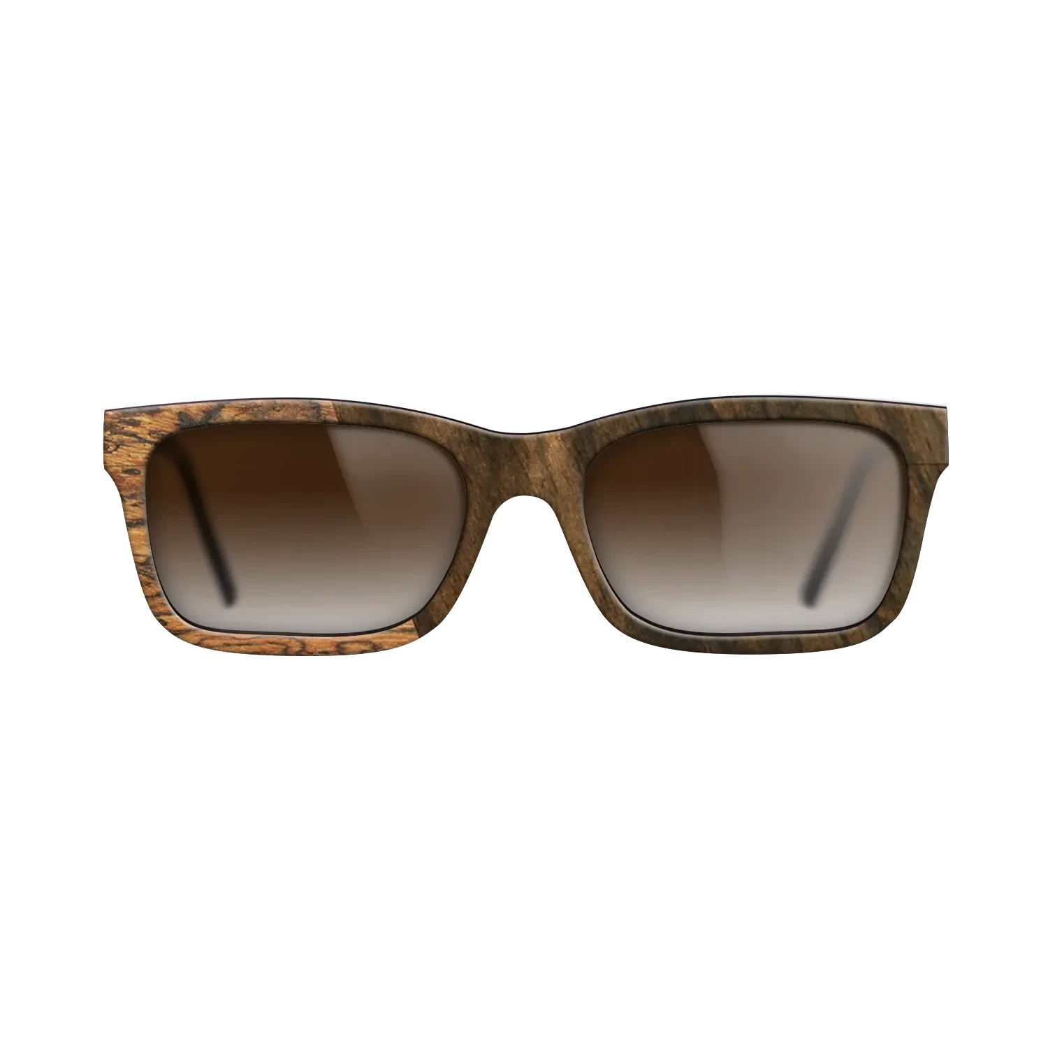 Wenge,Bocote,Ziricote Dark Quartered: Angle Cut - The Sage - Rectangle - SIRIS wood optic