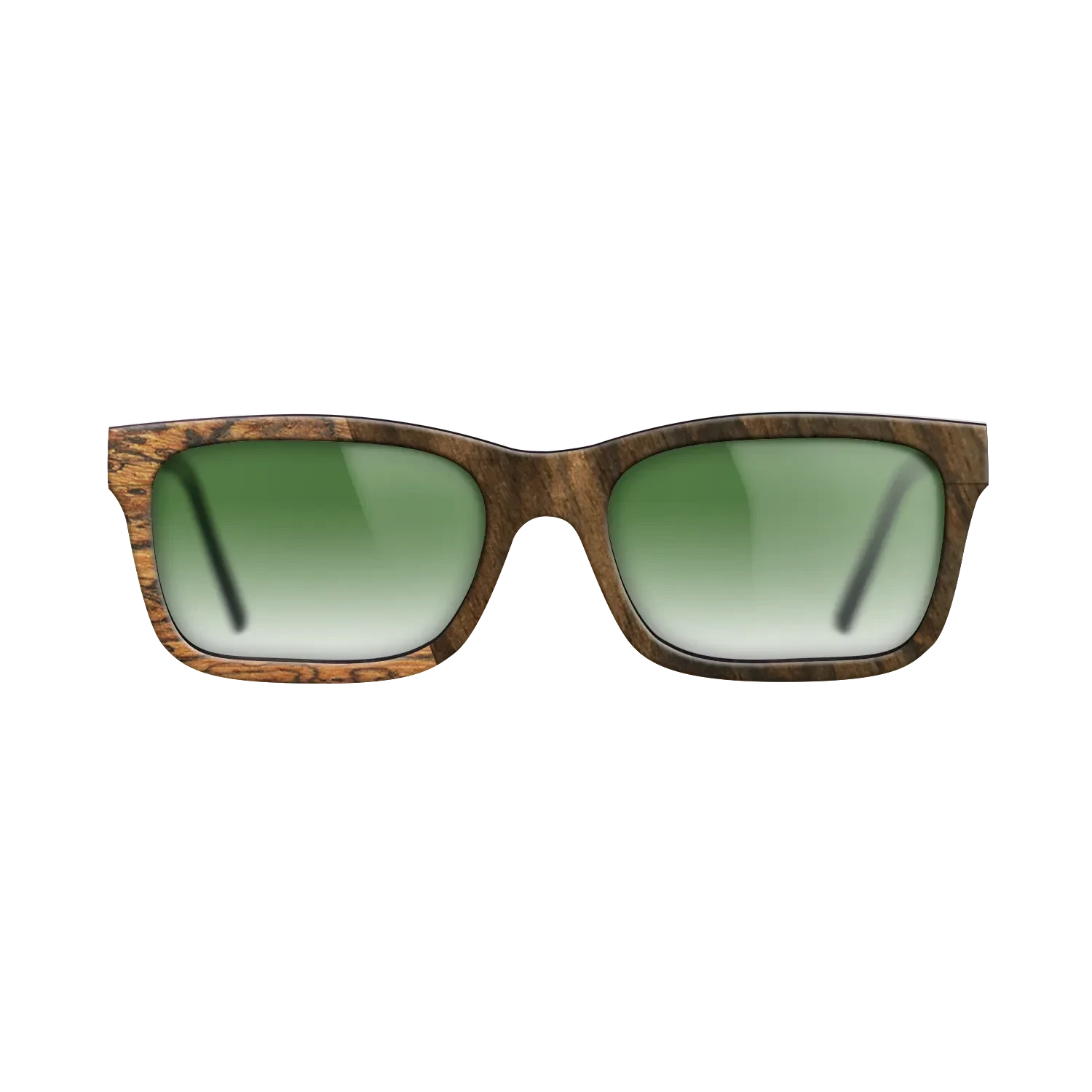 Wenge,Bocote,Ziricote Dark Quartered: Angle Cut - The Sage - Rectangle - SIRIS wood optic