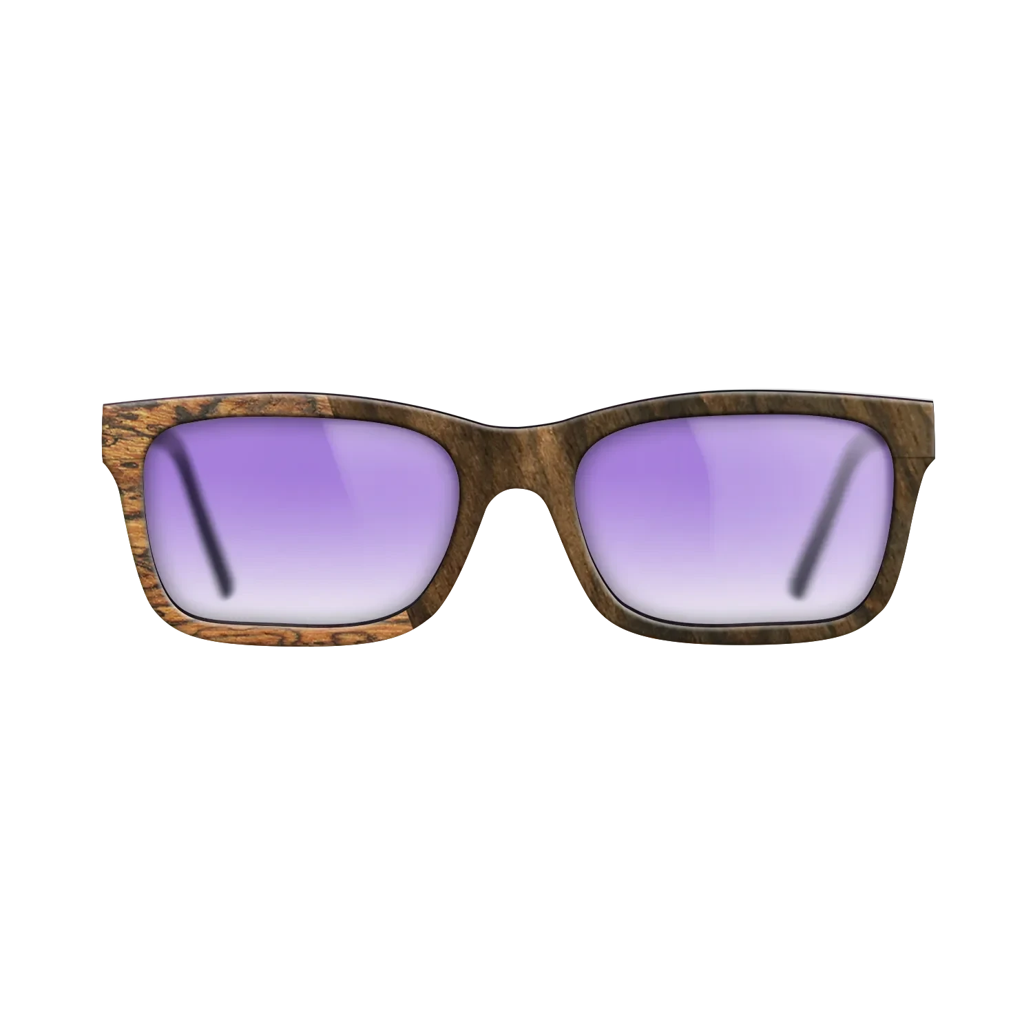 Wenge,Bocote,Ziricote Dark Quartered: Angle Cut - The Sage - Rectangle - SIRIS wood optic