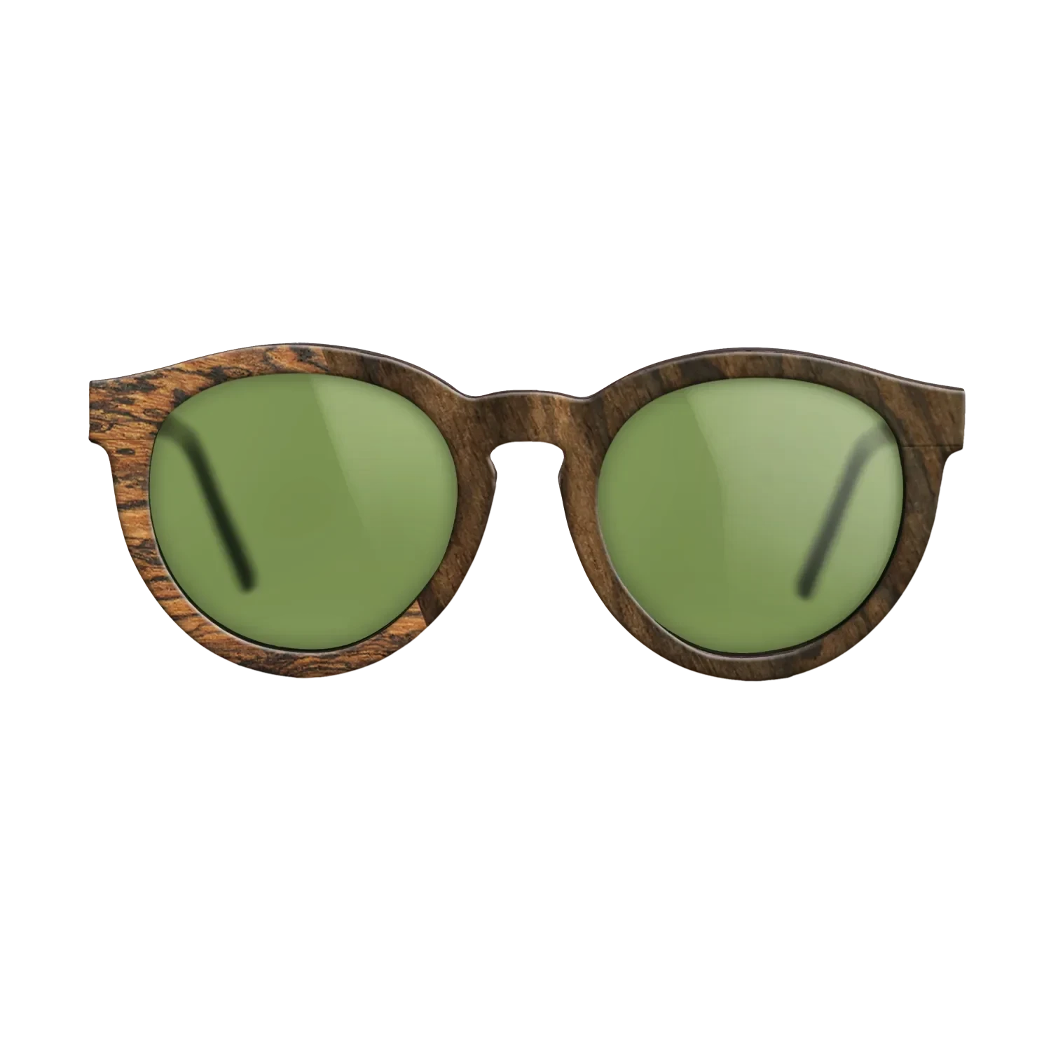 Wenge,Bocote,Ziricote Dark Quartered: Angle Cut - The Rebel - Round - SIRIS wood optic