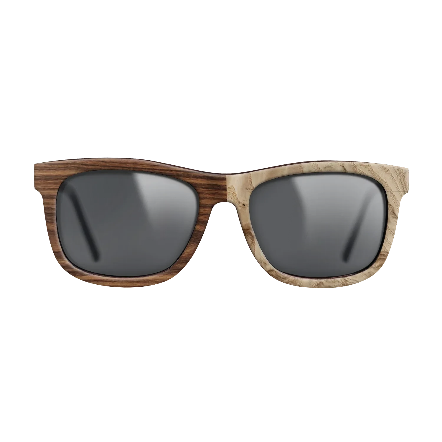 Santos Rosewood Dark,Olive Burl: Dicut - The Hero - Square - SIRIS wood optic