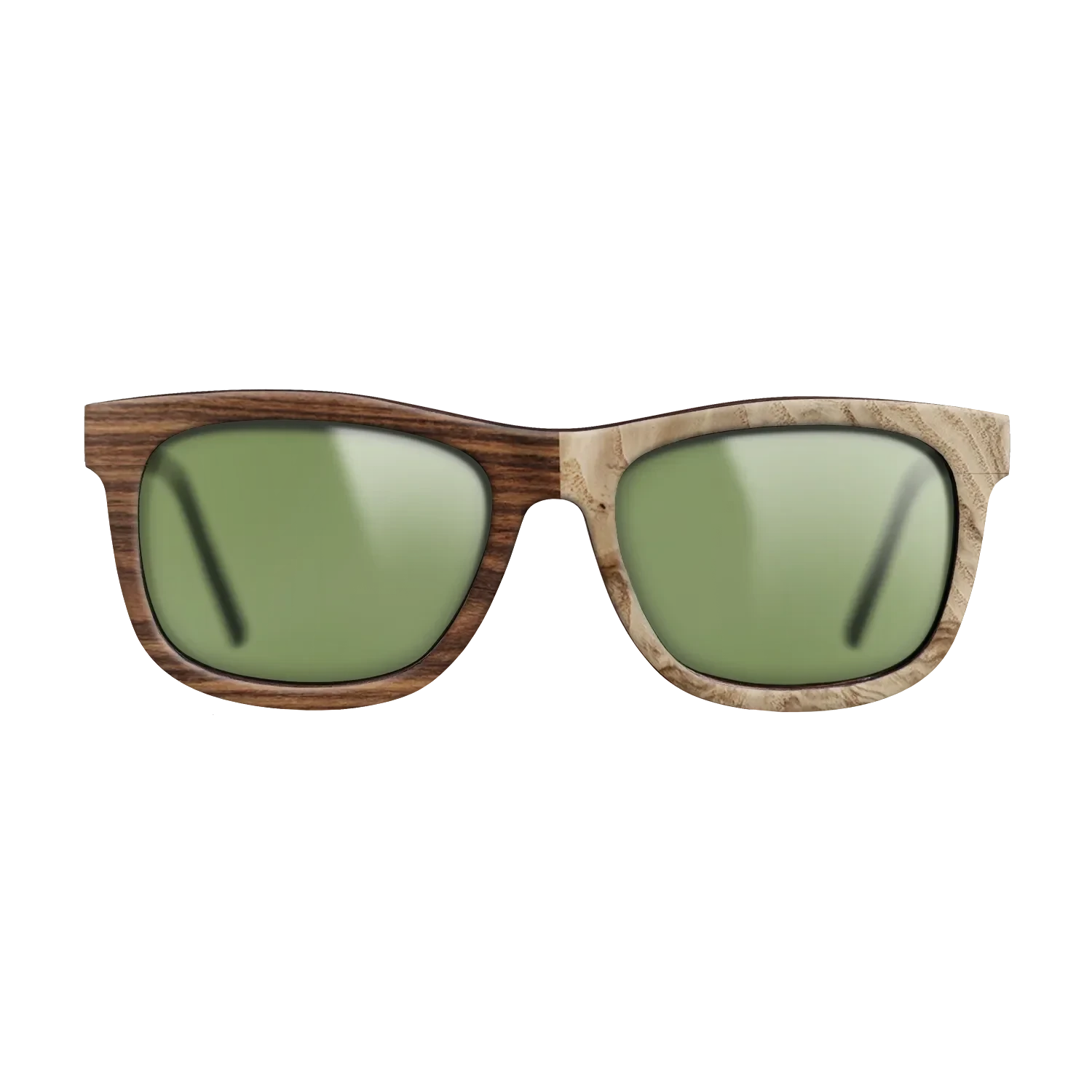 Santos Rosewood Dark,Olive Burl: Dicut - The Hero - Square - SIRIS wood optic