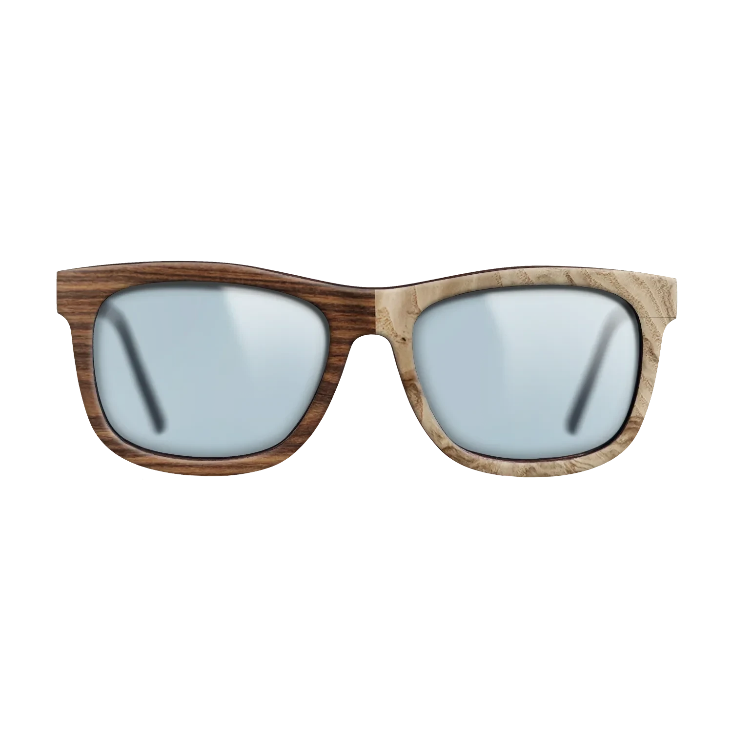 Santos Rosewood Dark,Olive Burl: Dicut - The Hero - Square - SIRIS wood optic