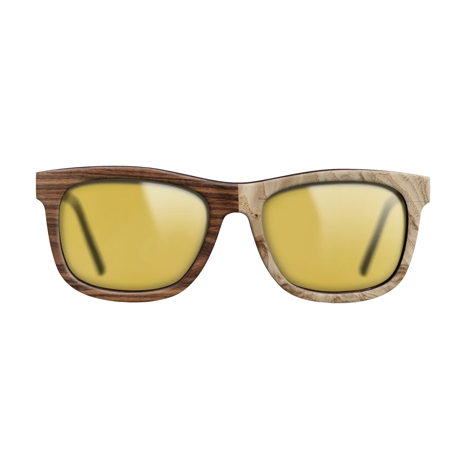 Santos Rosewood Dark,Olive Burl: Dicut - The Hero - Square - SIRIS wood optic