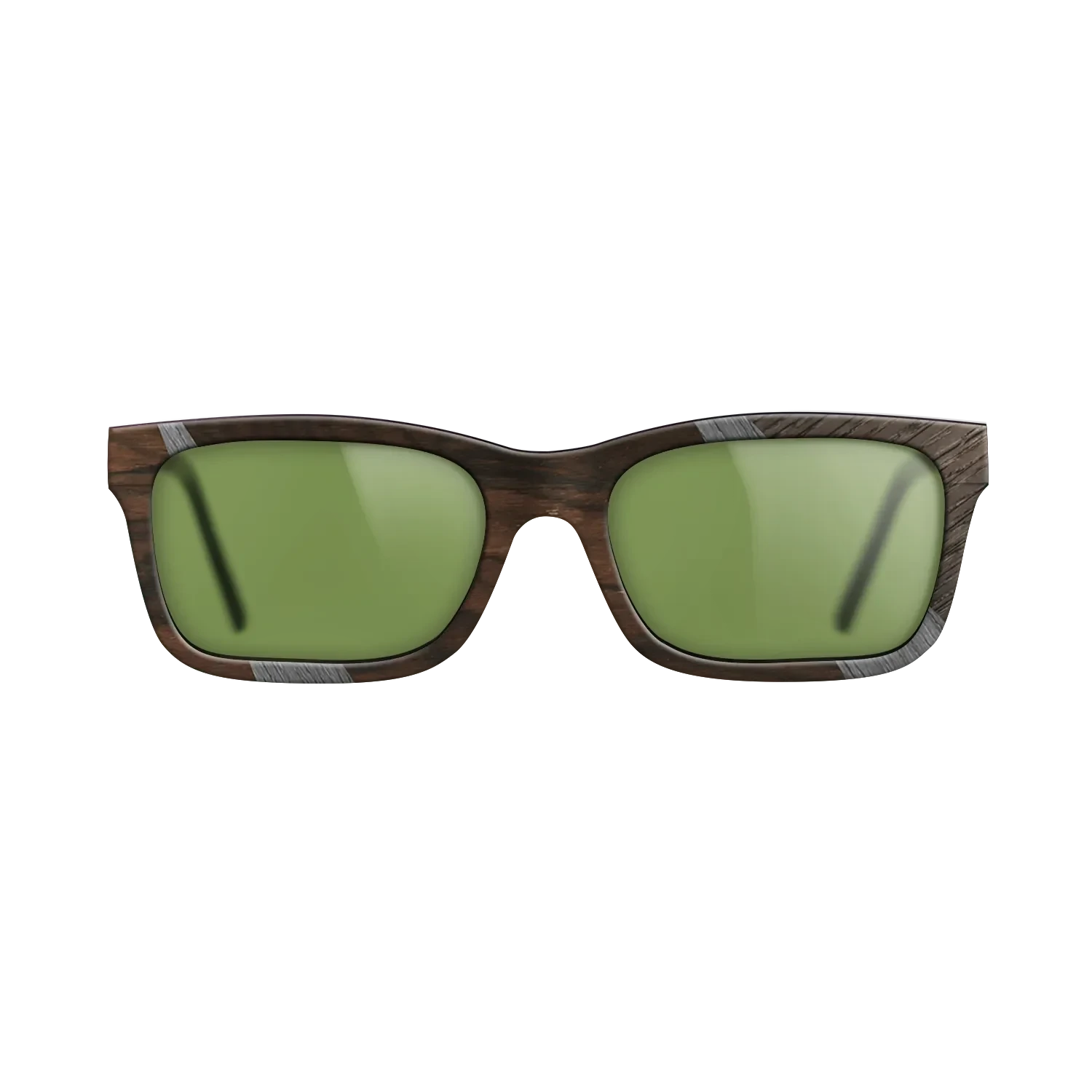 Rosewood Reconstituted,Poplar Dyed: Grey,Fumed Oak,Ziricote Dark Quartered: Fractal - The Sage - Rectangle - SIRIS wood optic