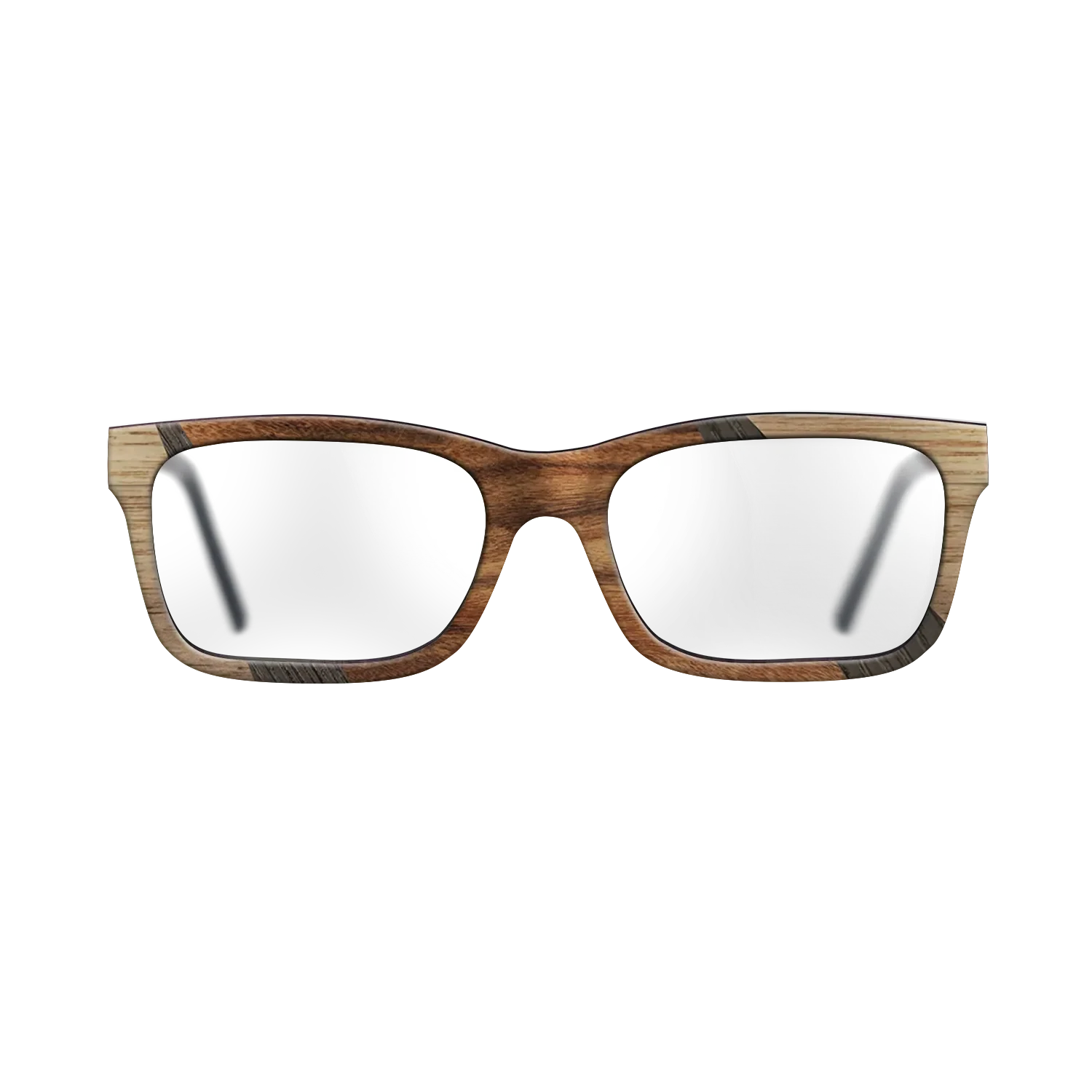 Santos Rosewood Dark,Ziricote Dark Quartered,Walnut Claro Light,Walnut: Straight Grain,Fumed Oak: Fractal - The Sage - Rectangle - SIRIS wood optic