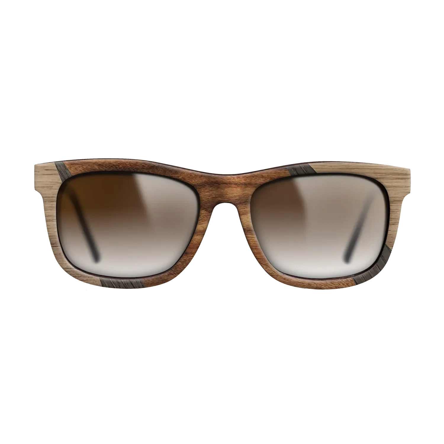 Santos Rosewood Dark,Ziricote Dark Quartered,Walnut Claro Light,Walnut: Straight Grain,Fumed Oak: Fractal - The Hero - Square - SIRIS wood optic