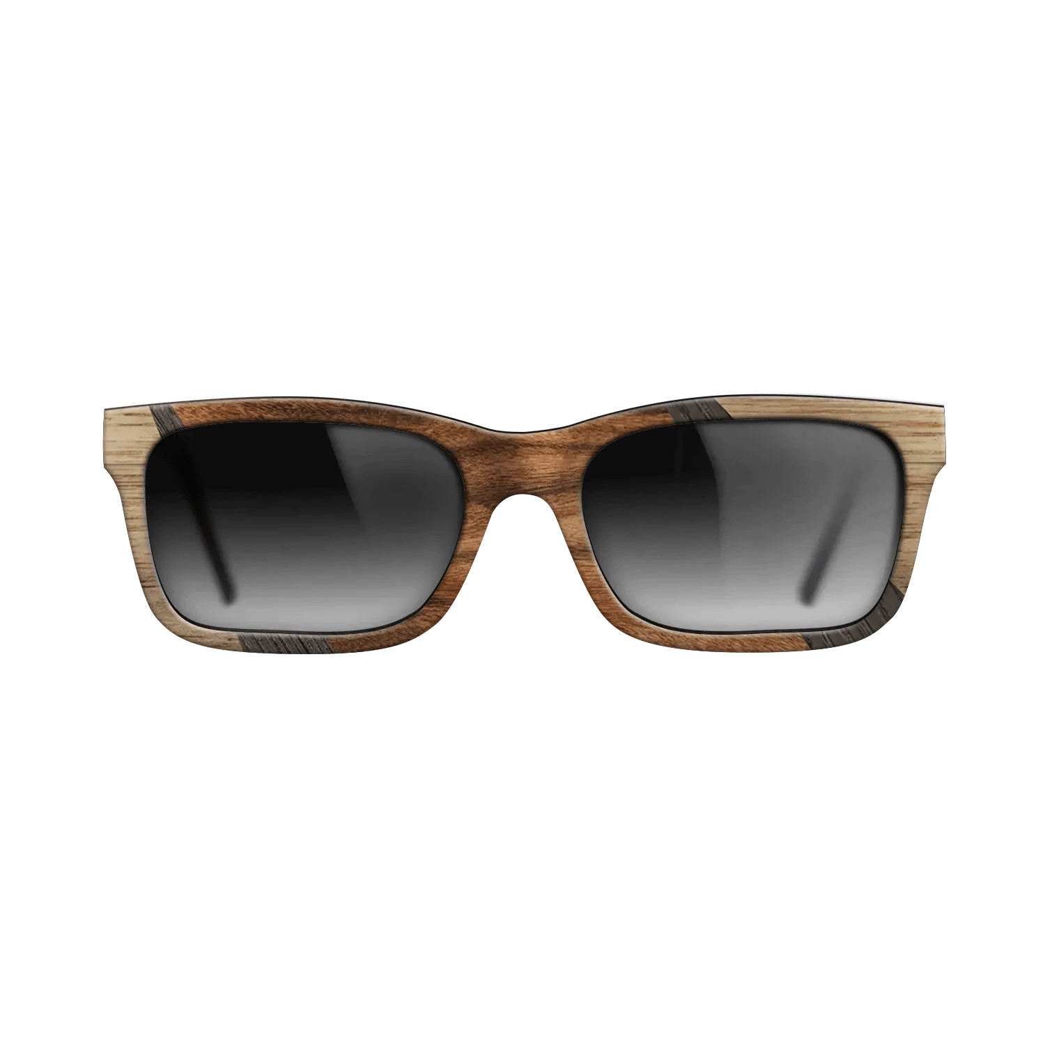 Santos Rosewood Dark,Ziricote Dark Quartered,Walnut Claro Light,Walnut: Straight Grain,Fumed Oak: Fractal - The Sage - Rectangle - SIRIS wood optic