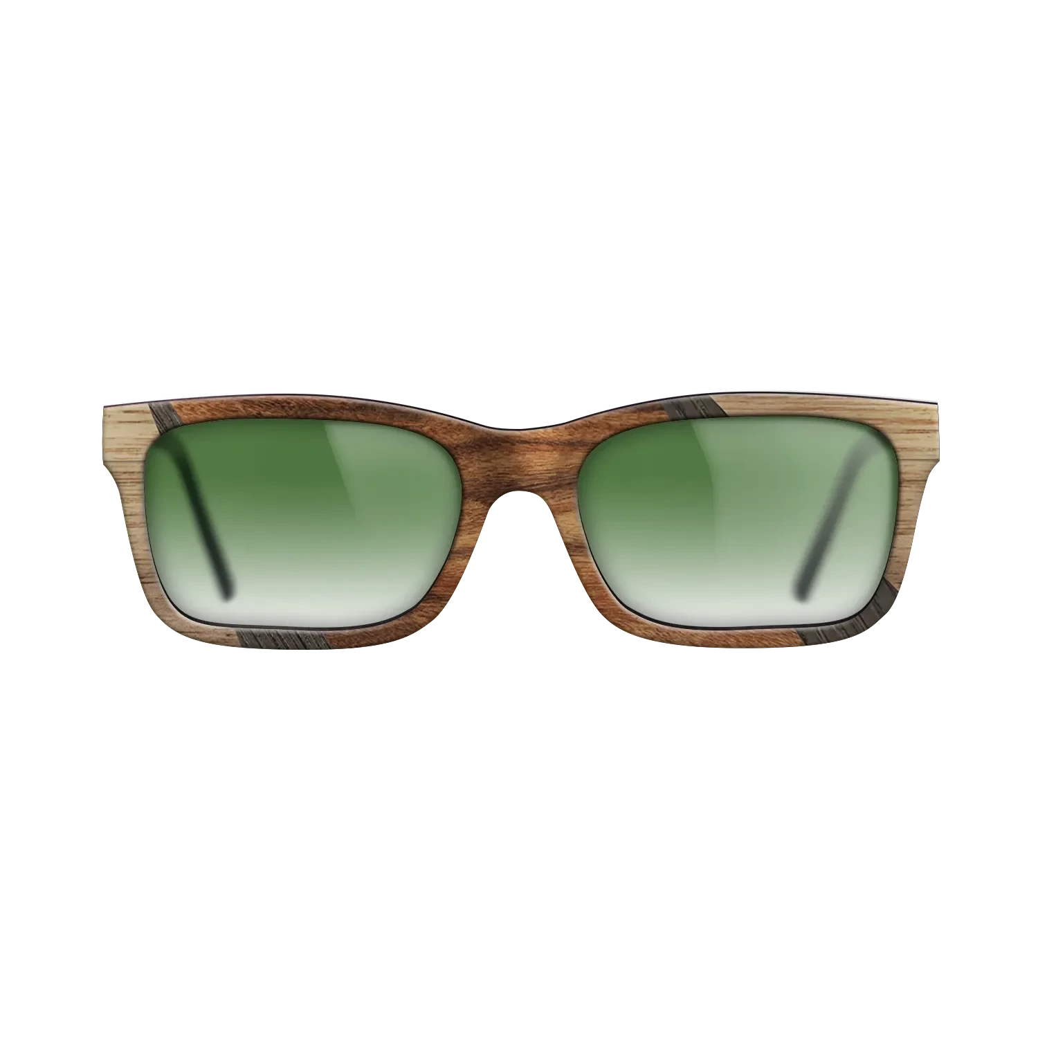 Santos Rosewood Dark,Ziricote Dark Quartered,Walnut Claro Light,Walnut: Straight Grain,Fumed Oak: Fractal - The Sage - Rectangle - SIRIS wood optic