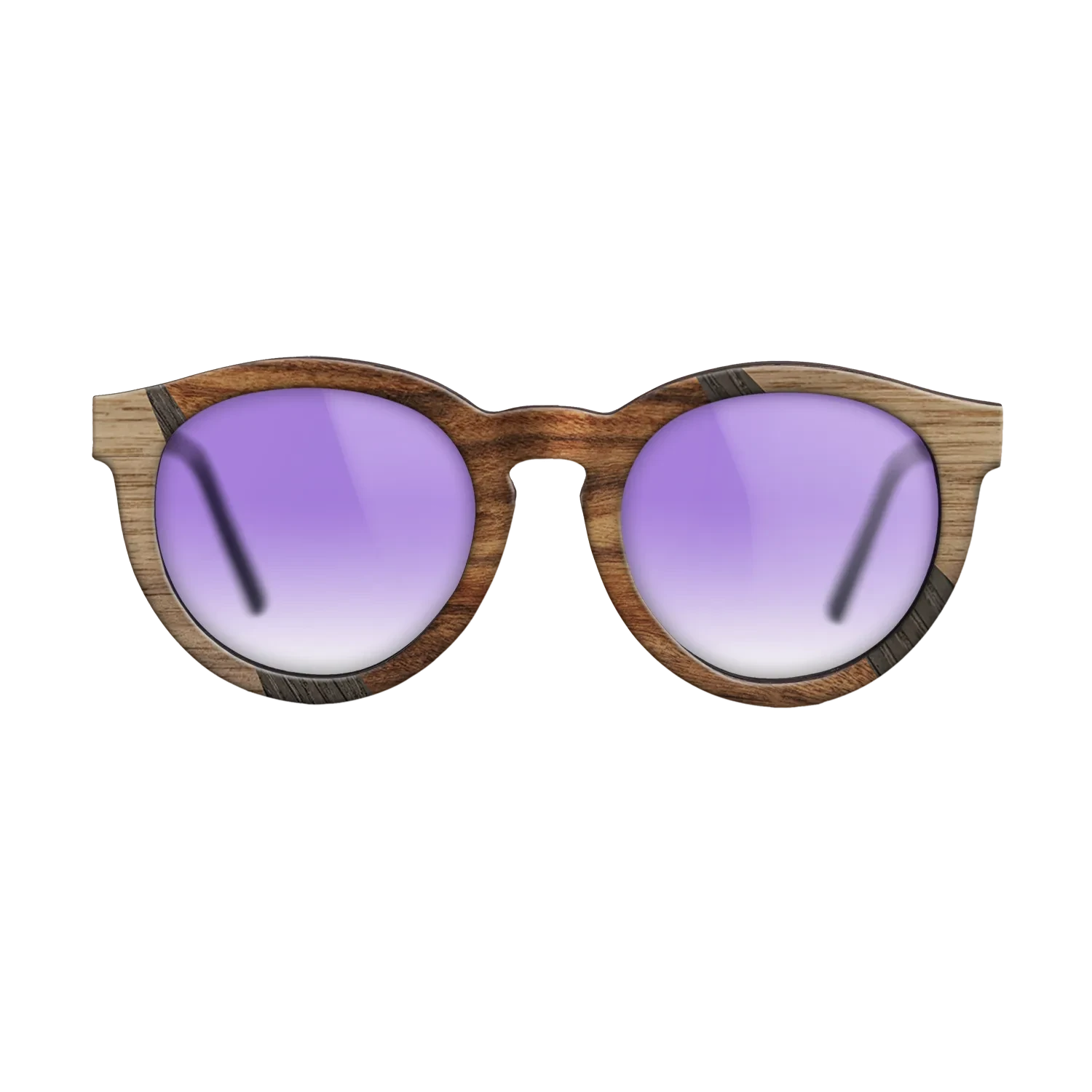 Santos Rosewood Dark,Ziricote Dark Quartered,Walnut Claro Light,Walnut: Straight Grain,Fumed Oak: Fractal - The Rebel - Round - SIRIS wood optic