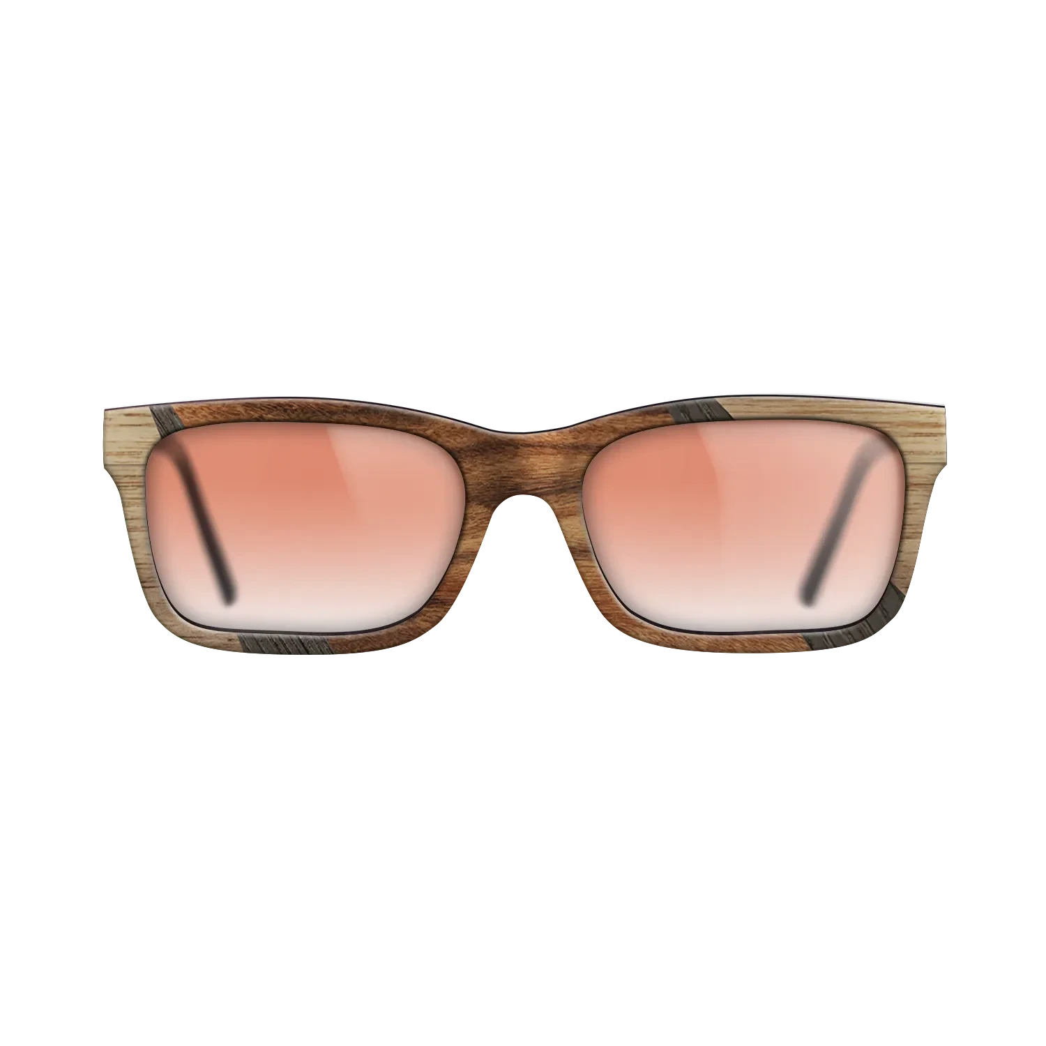 Santos Rosewood Dark,Ziricote Dark Quartered,Walnut Claro Light,Walnut: Straight Grain,Fumed Oak: Fractal - The Sage - Rectangle - SIRIS wood optic