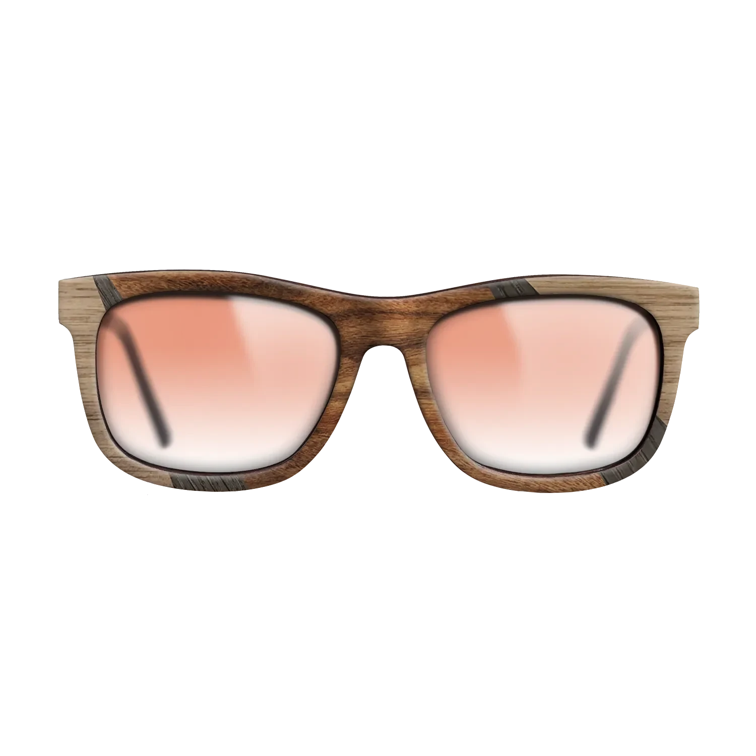 Santos Rosewood Dark,Ziricote Dark Quartered,Walnut Claro Light,Walnut: Straight Grain,Fumed Oak: Fractal - The Hero - Square - SIRIS wood optic