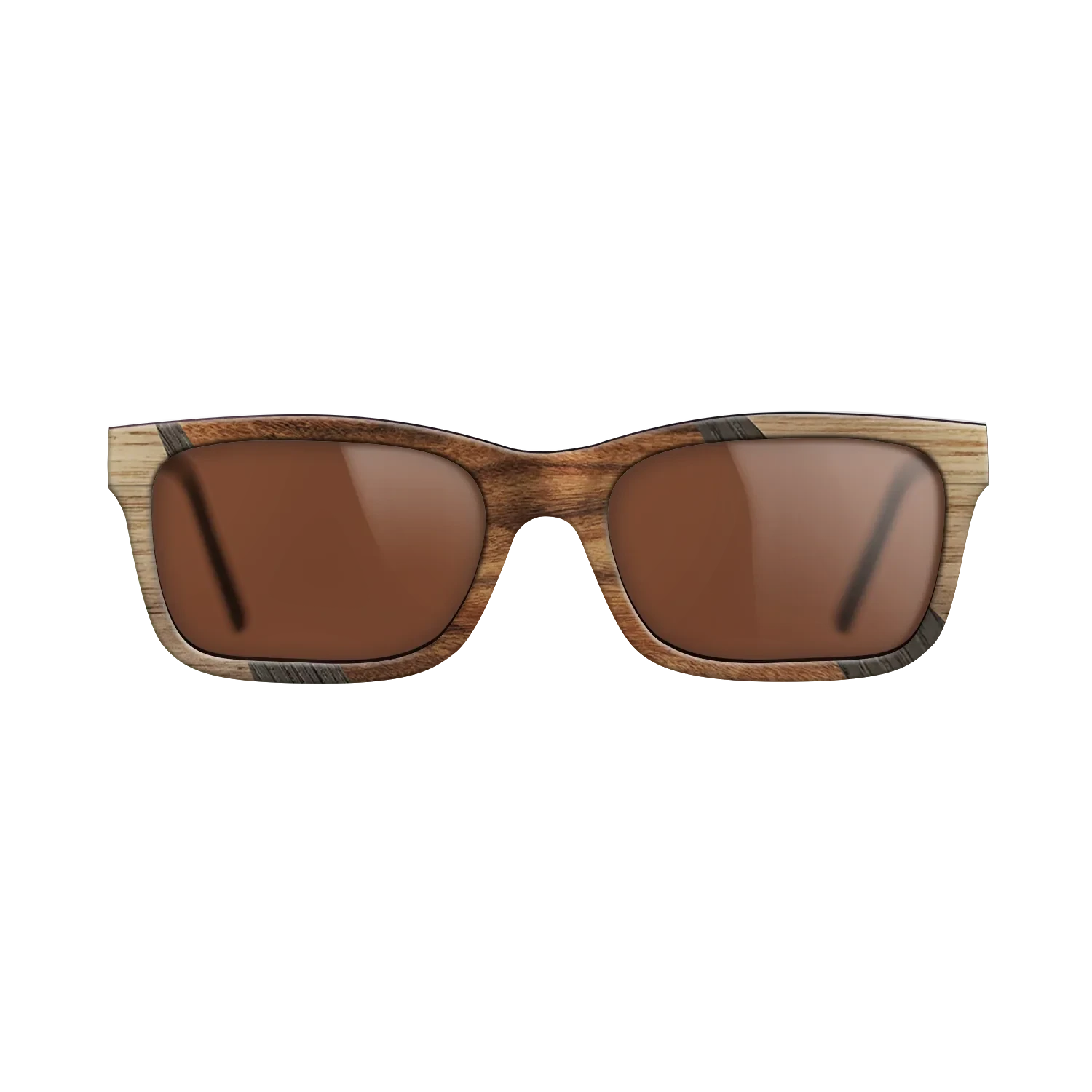 Santos Rosewood Dark,Ziricote Dark Quartered,Walnut Claro Light,Walnut: Straight Grain,Fumed Oak: Fractal - The Sage - Rectangle - SIRIS wood optic