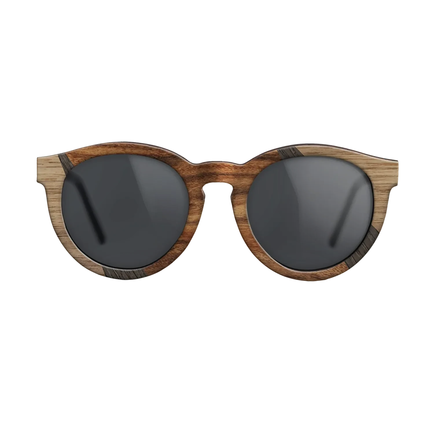 Santos Rosewood Dark,Ziricote Dark Quartered,Walnut Claro Light,Walnut: Straight Grain,Fumed Oak: Fractal - The Rebel - Round - SIRIS wood optic