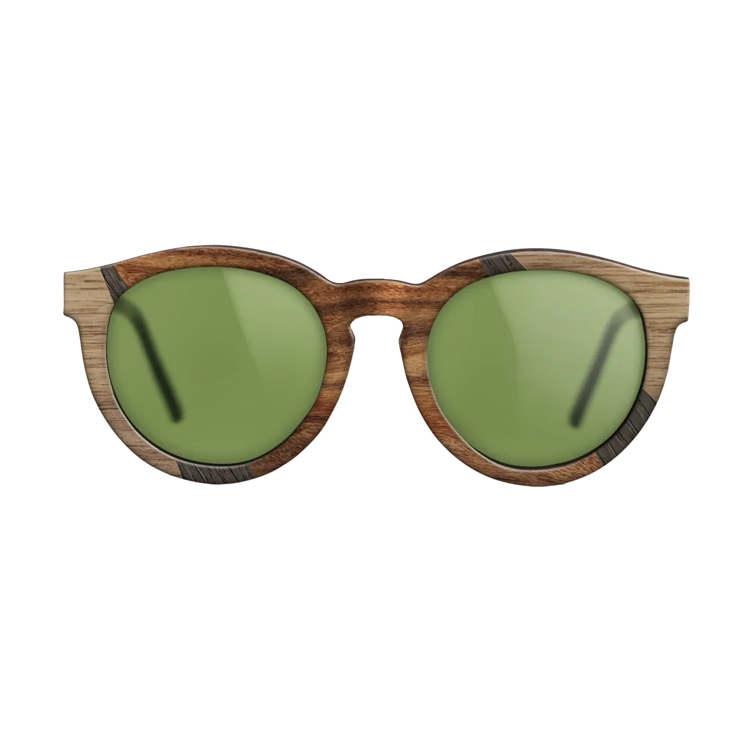 Santos Rosewood Dark,Ziricote Dark Quartered,Walnut Claro Light,Walnut: Straight Grain,Fumed Oak: Fractal - The Rebel - Round - SIRIS wood optic