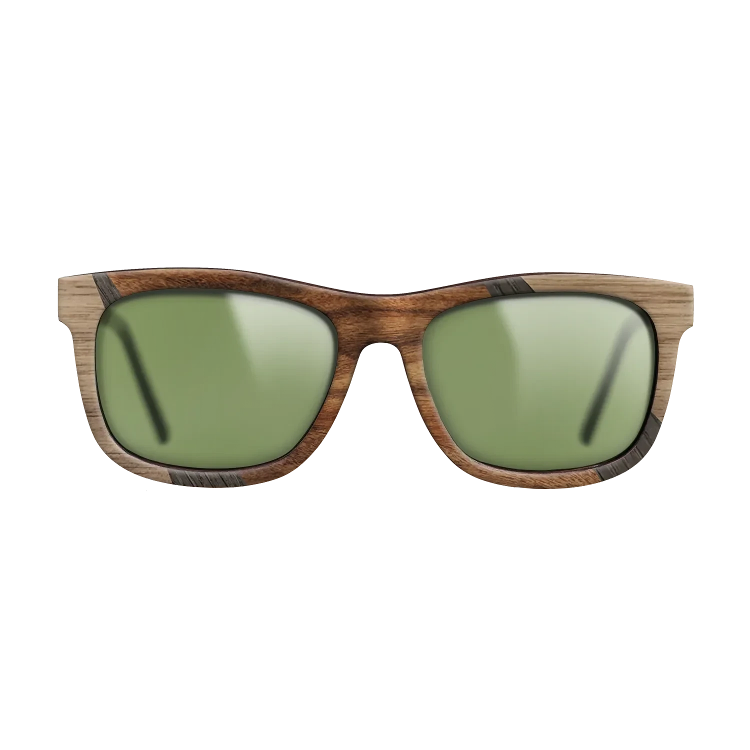 Santos Rosewood Dark,Ziricote Dark Quartered,Walnut Claro Light,Walnut: Straight Grain,Fumed Oak: Fractal - The Hero - Square - SIRIS wood optic