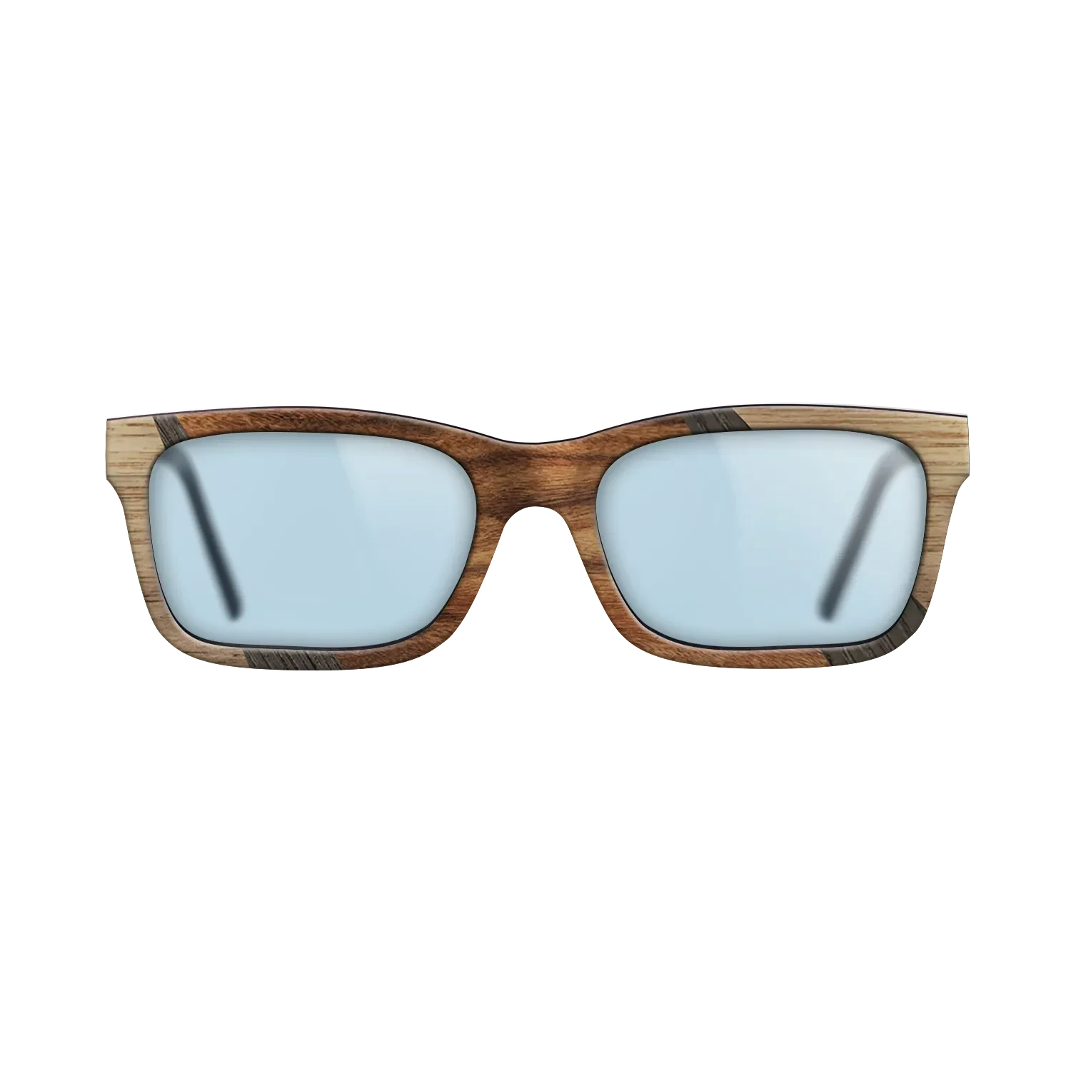 Santos Rosewood Dark,Ziricote Dark Quartered,Walnut Claro Light,Walnut: Straight Grain,Fumed Oak: Fractal - The Sage - Rectangle - SIRIS wood optic