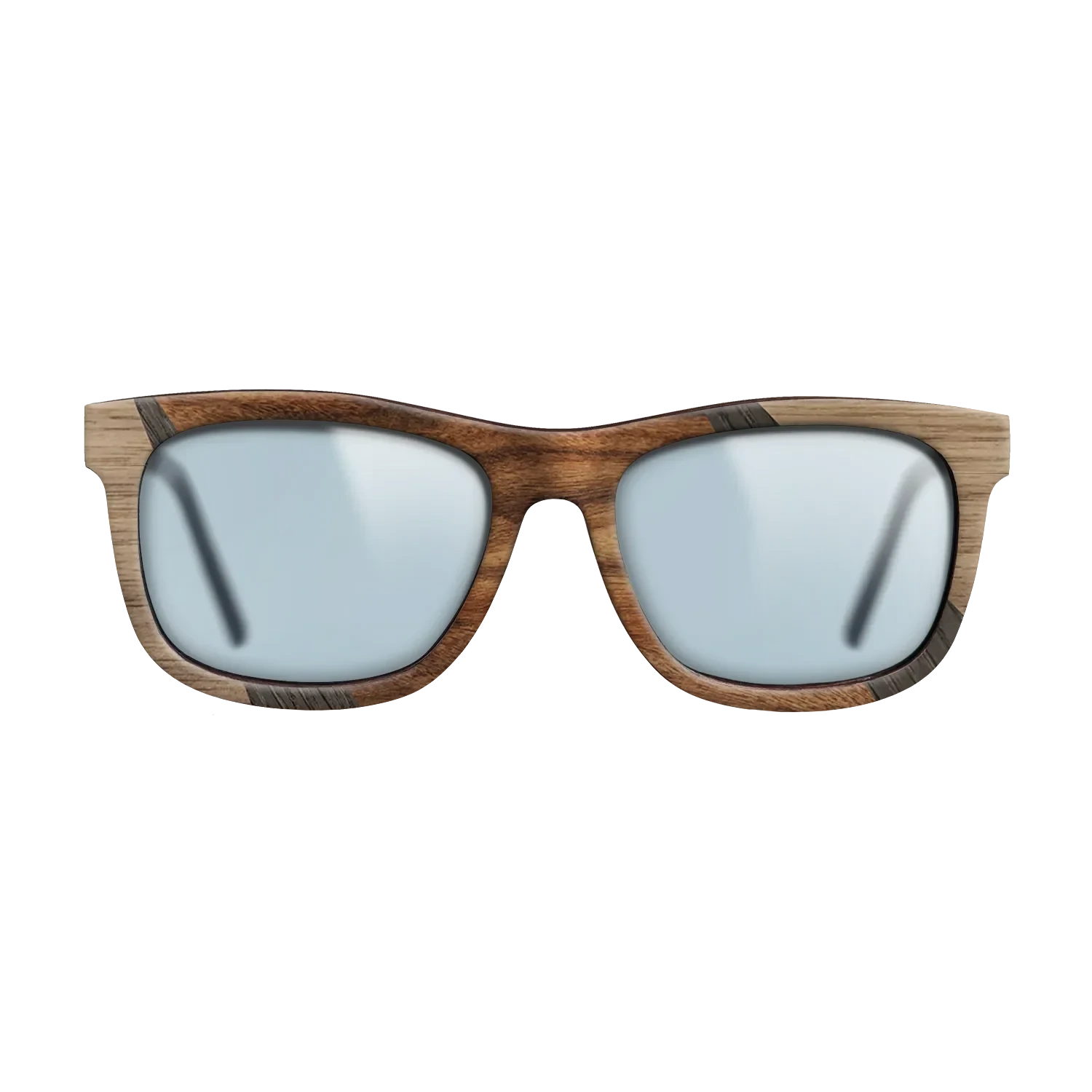 Santos Rosewood Dark,Ziricote Dark Quartered,Walnut Claro Light,Walnut: Straight Grain,Fumed Oak: Fractal - The Hero - Square - SIRIS wood optic