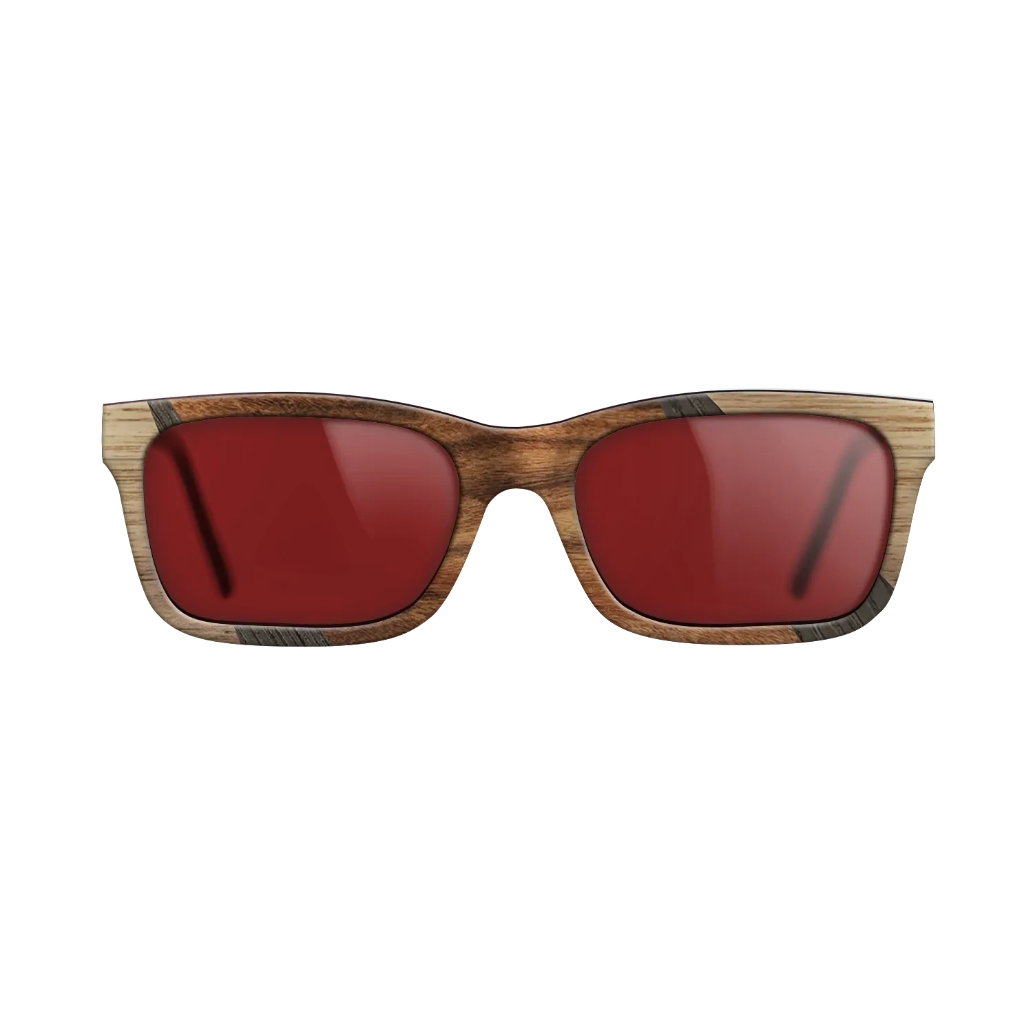 Santos Rosewood Dark,Ziricote Dark Quartered,Walnut Claro Light,Walnut: Straight Grain,Fumed Oak: Fractal - The Sage - Rectangle - SIRIS wood optic