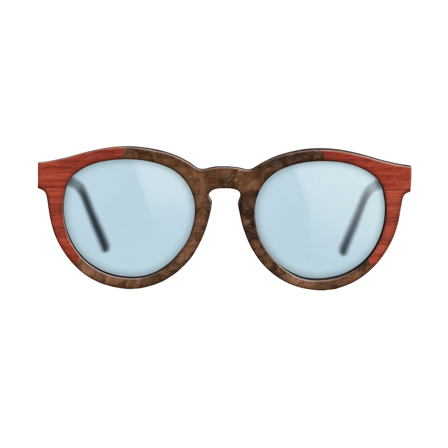Koa,Bloodwood,Walnut Burl: Recursive - The Rebel - Round - 951 - SIRIS wood optic
