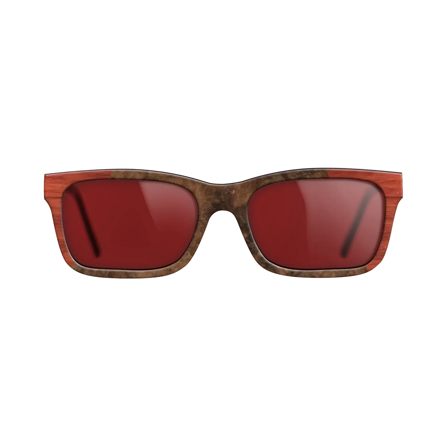 Koa,Bloodwood,Walnut Burl: Recursive - The Sage - Rectangle - 951 - SIRIS wood optic