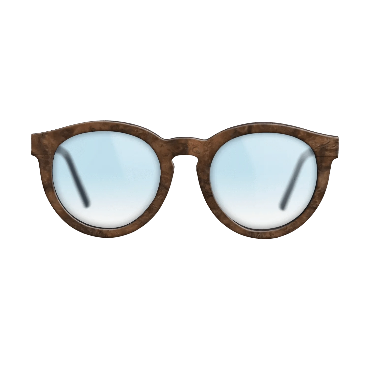 Walnut Burl,Walnut: Straight Grain: Single Cut - The Rebel - Round - SIRIS wood optic