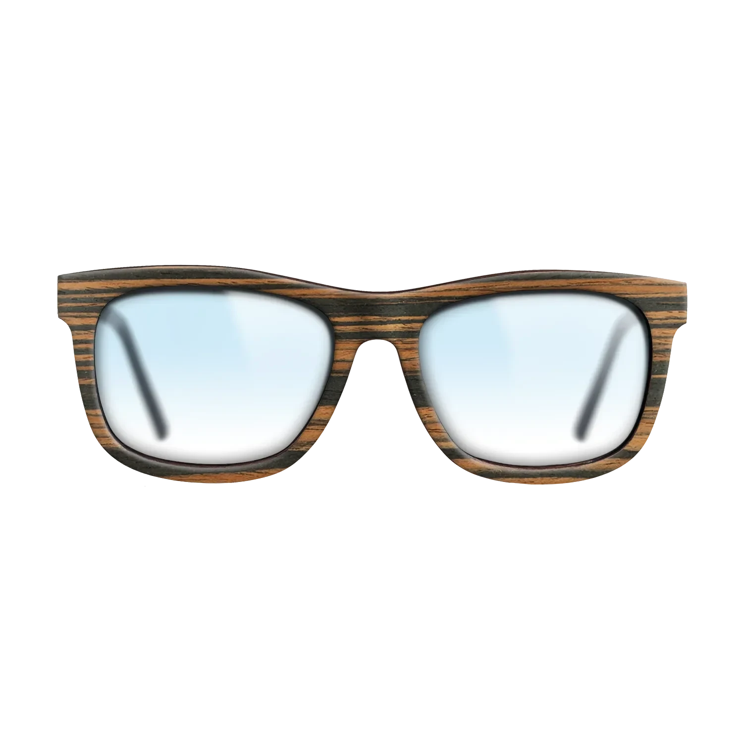Italian Ebony,Walnut: Straight Grain: Single Cut - The Hero - Square - SIRIS wood optic