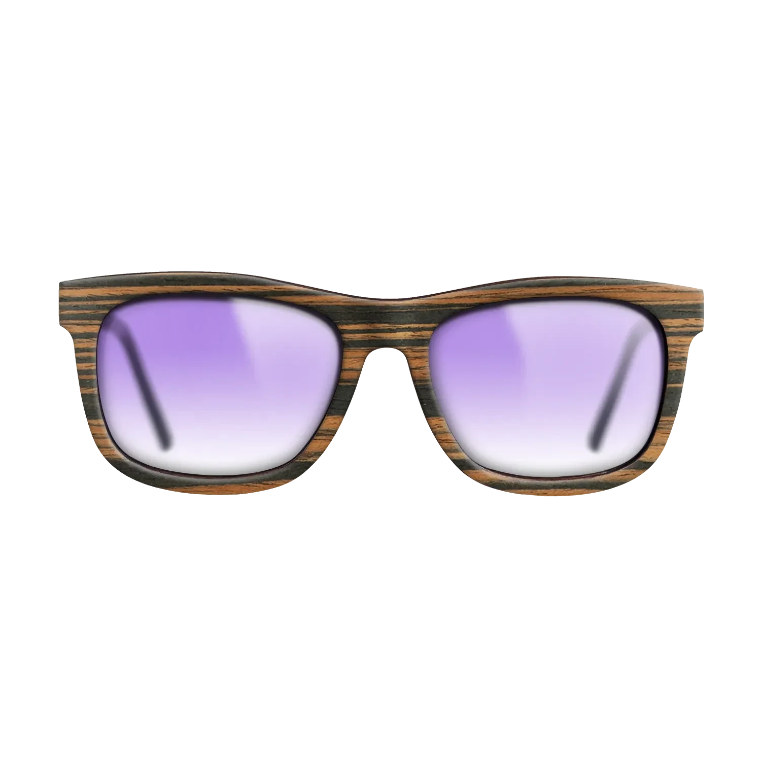 Italian Ebony,Walnut: Straight Grain: Single Cut - The Hero - Square - SIRIS wood optic