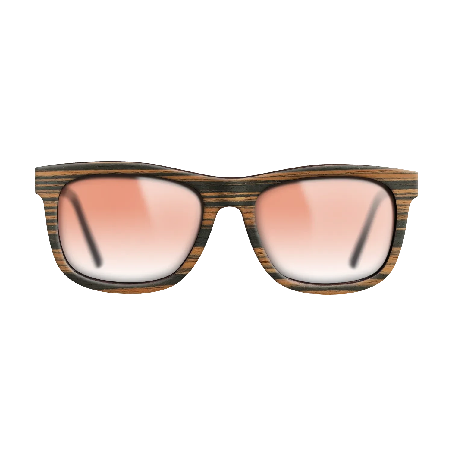 Italian Ebony,Walnut: Straight Grain: Single Cut - The Hero - Square - SIRIS wood optic