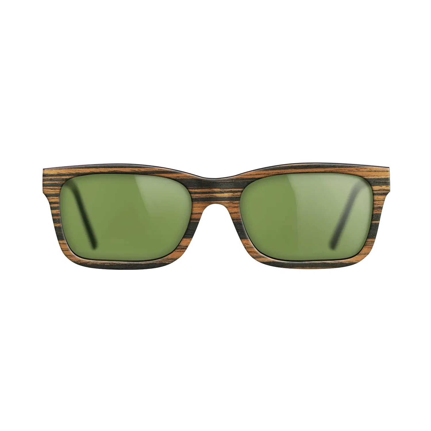 Italian Ebony,Walnut: Straight Grain: Single Cut - The Sage - Block - SIRIS wood optic