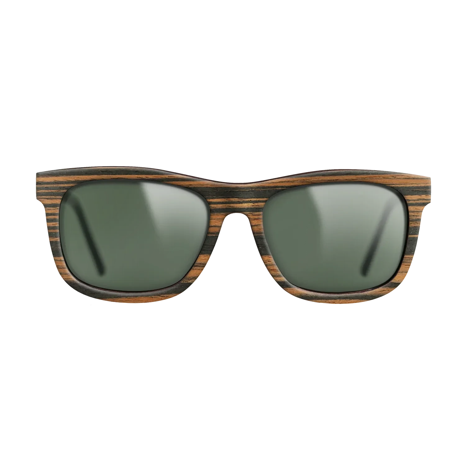 Italian Ebony,Walnut: Straight Grain: Single Cut - The Hero - Square - SIRIS wood optic