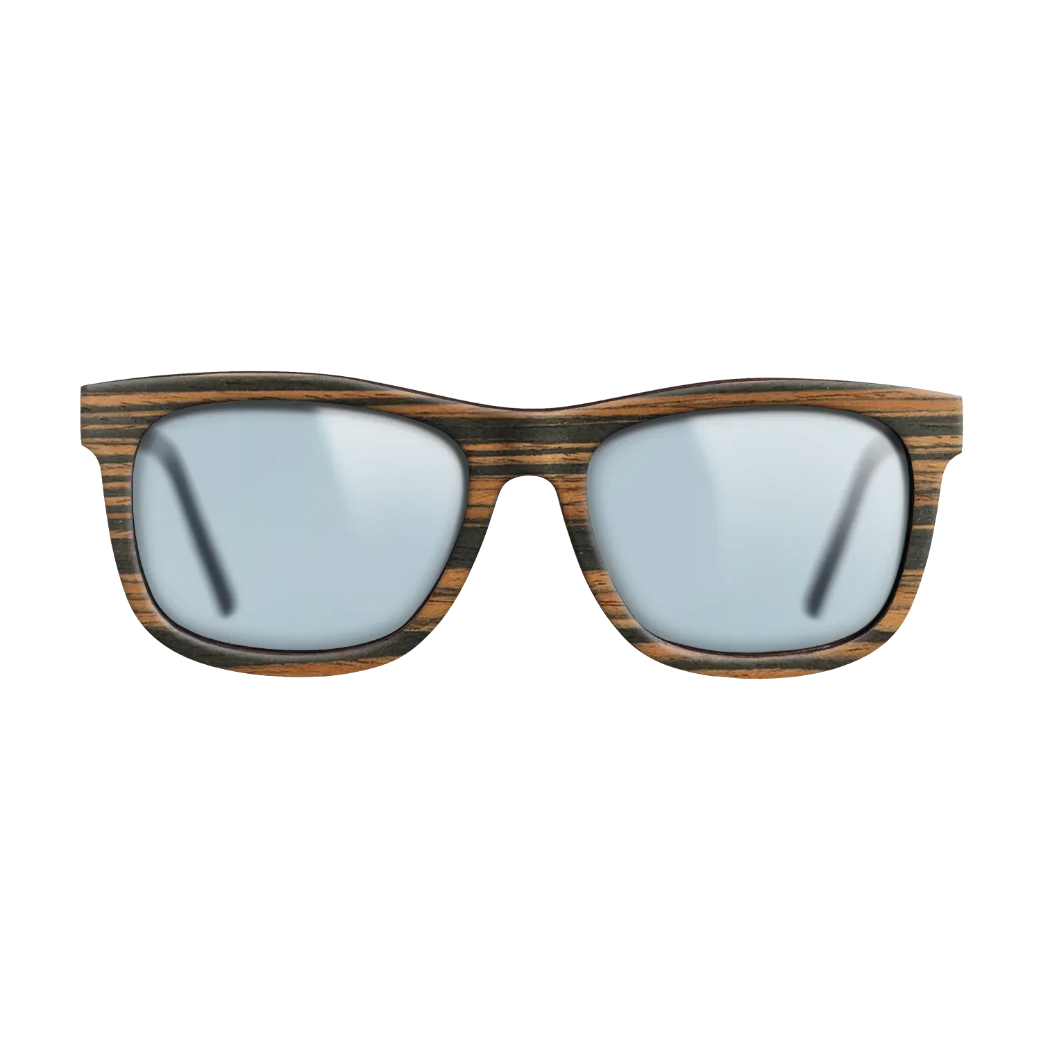 Italian Ebony,Walnut: Straight Grain: Single Cut - The Hero - Square - SIRIS wood optic