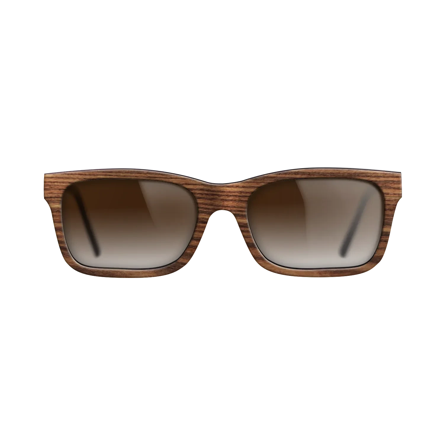 Walnut: Straight Grain,Santos Rosewood Dark: Single Cut - The Sage - Block - SIRIS wood optic
