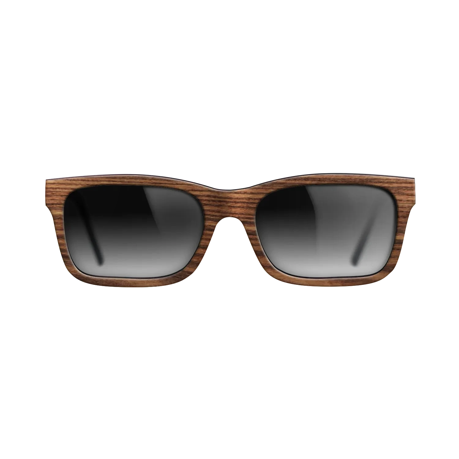 Walnut: Straight Grain,Santos Rosewood Dark: Single Cut - The Sage - Block - SIRIS wood optic