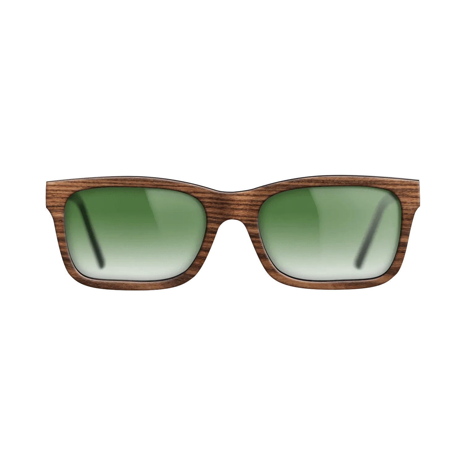 Walnut: Straight Grain,Santos Rosewood Dark: Single Cut - The Sage - Block - SIRIS wood optic
