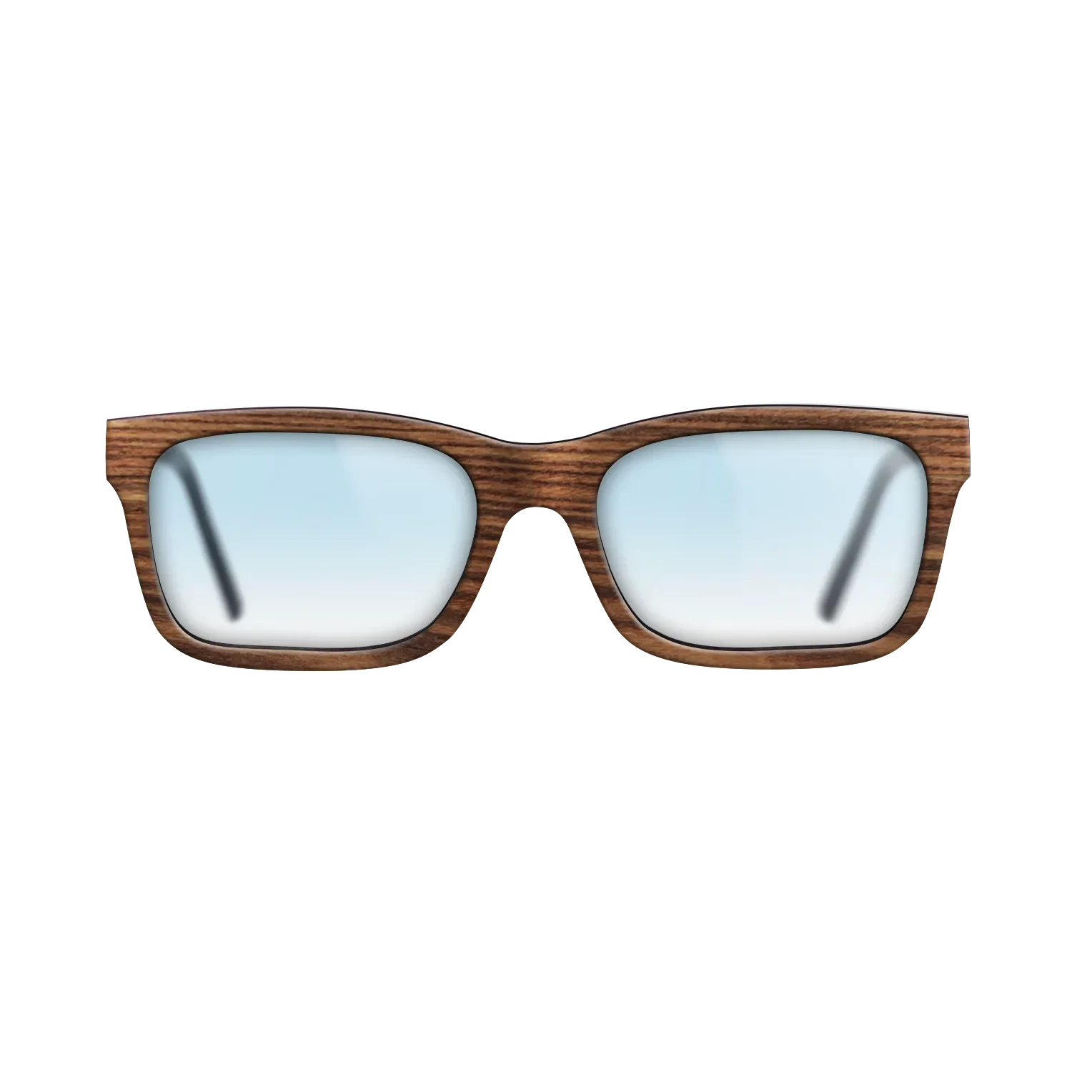 Walnut: Straight Grain,Santos Rosewood Dark: Single Cut - The Sage - Block - SIRIS wood optic