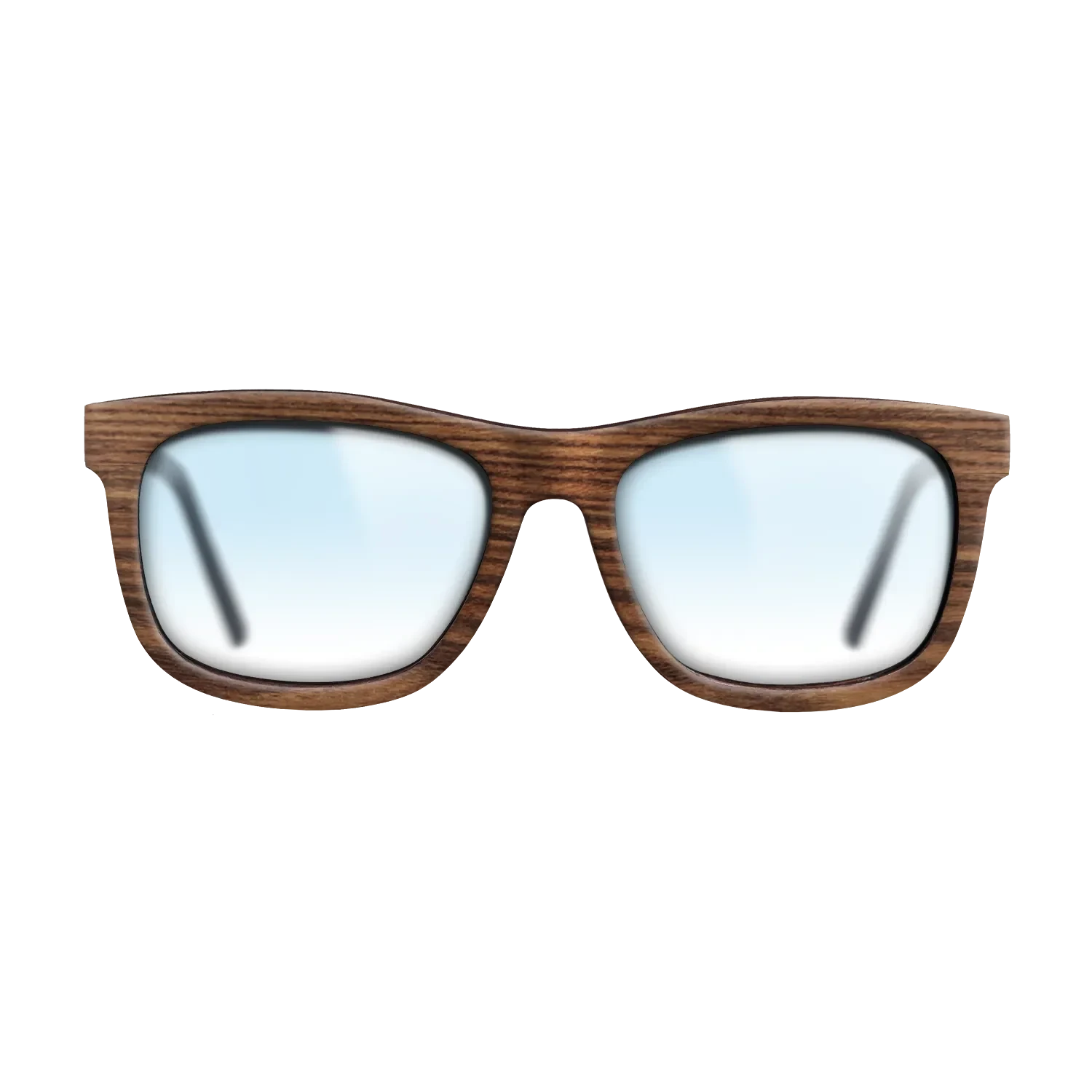 Walnut: Straight Grain,Santos Rosewood Dark: Single Cut - The Hero - Square - SIRIS wood optic