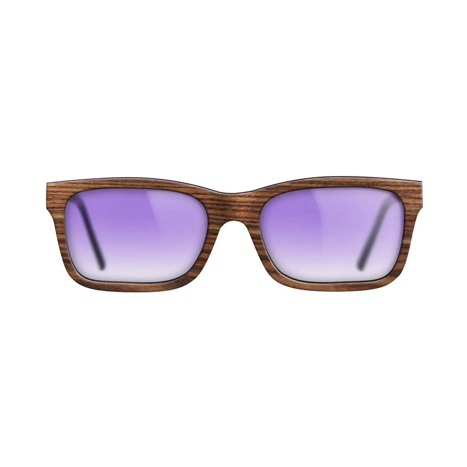 Walnut: Straight Grain,Santos Rosewood Dark: Single Cut - The Sage - Block - SIRIS wood optic