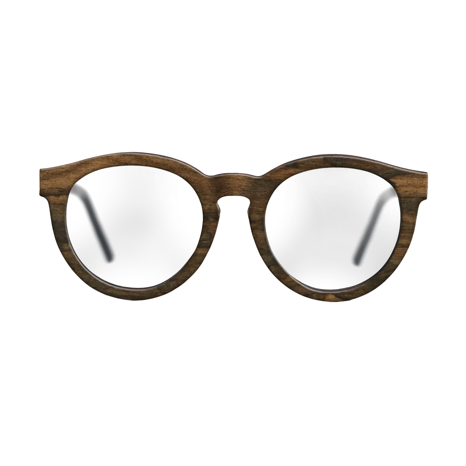 Ziricote Dark Quartered,Walnut: Straight Grain: Single Cut - The Rebel - Round - SIRIS wood optic